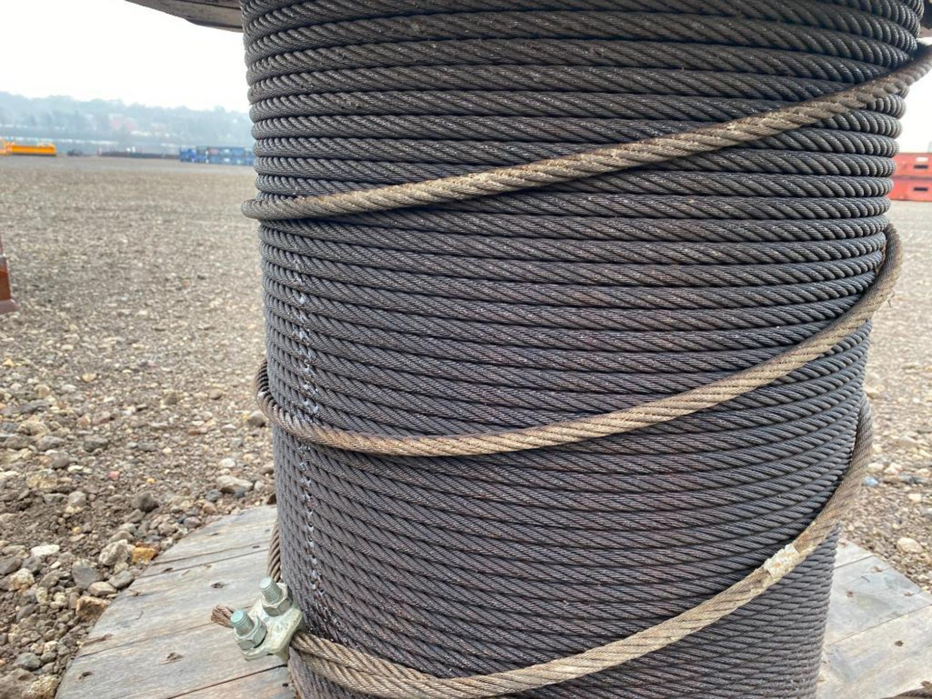 (2) Spools of Wire Rope, 1/2" & 3/4" - Image 5 of 6