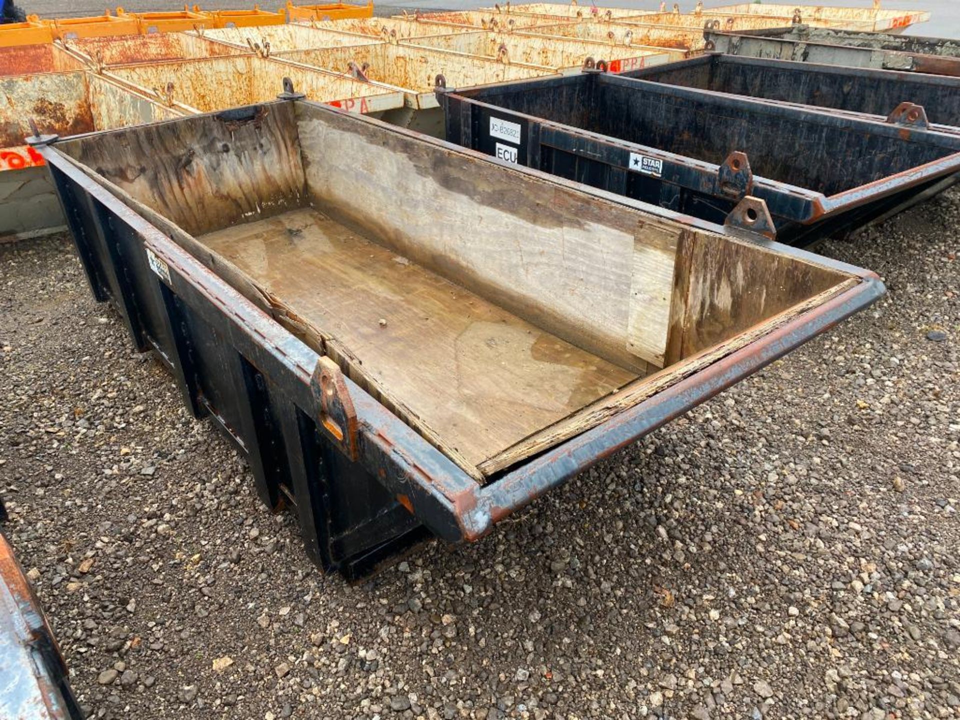 Star Industries Side Dump Bin w/ Fork Pockets & Lifting Eyes, 10' x 4' x 2' - Image 3 of 4