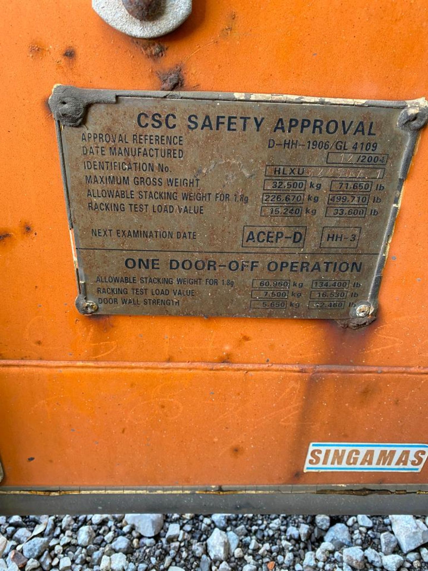 2004 Conex, 40' x 8' x 9'6", w/ Content of Assorted Bolts, Shims, & Misc. - Image 7 of 8