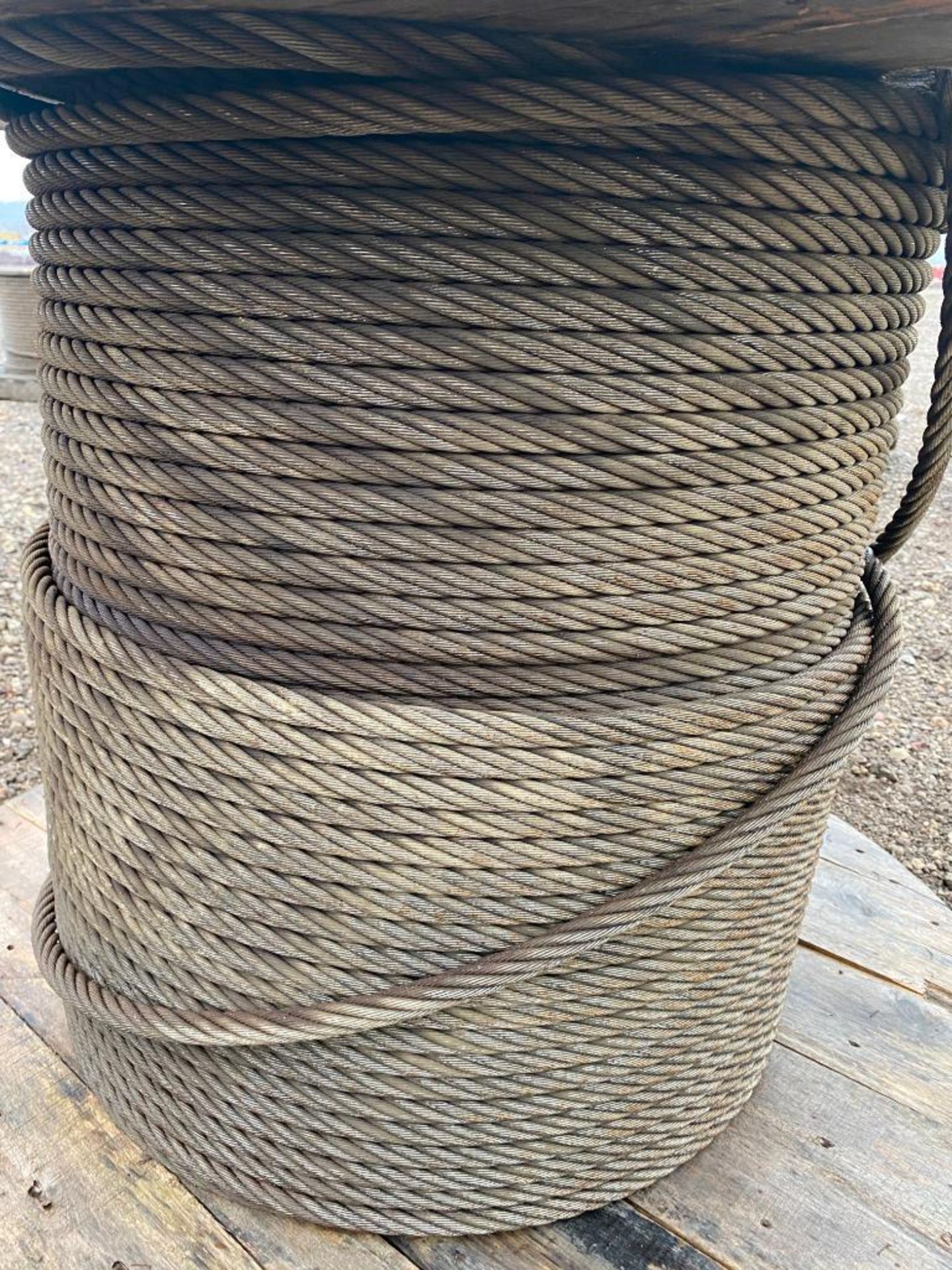 (2) Spools of Wire Rope, 1/2" & 3/4" - Image 4 of 6