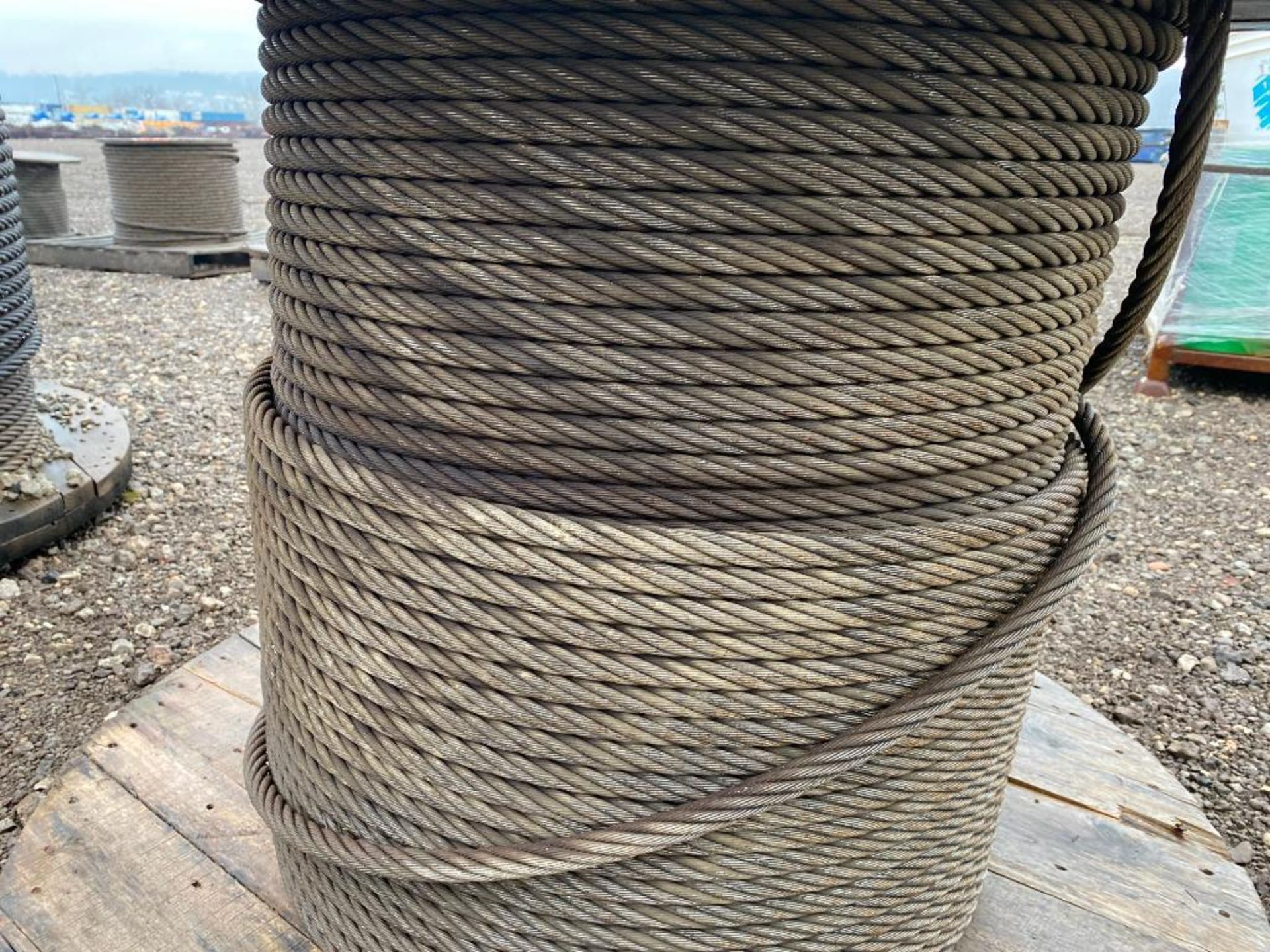 (2) Spools of Wire Rope, 1/2" & 3/4" - Image 3 of 6