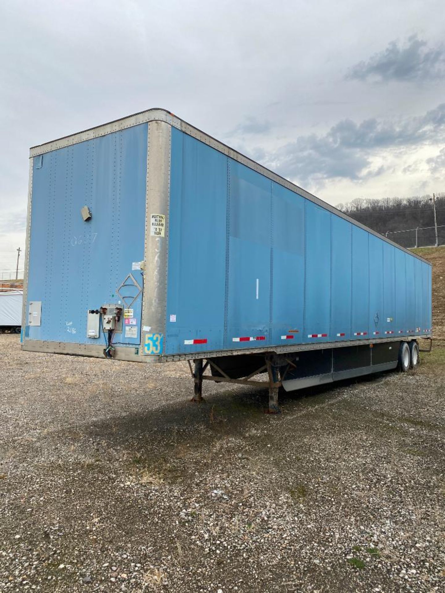 2006 Wabash Van Trailer, 53', Dual Tandem Axle, Vin 1JJV532W87L009703 - Image 4 of 12