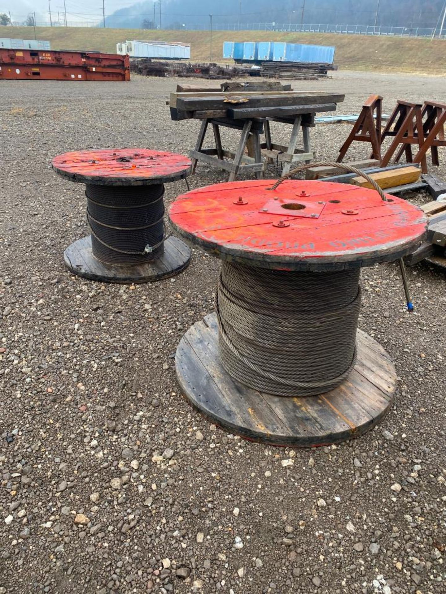 (2) Spools of Wire Rope, 1/2" & 3/4" - Image 2 of 6