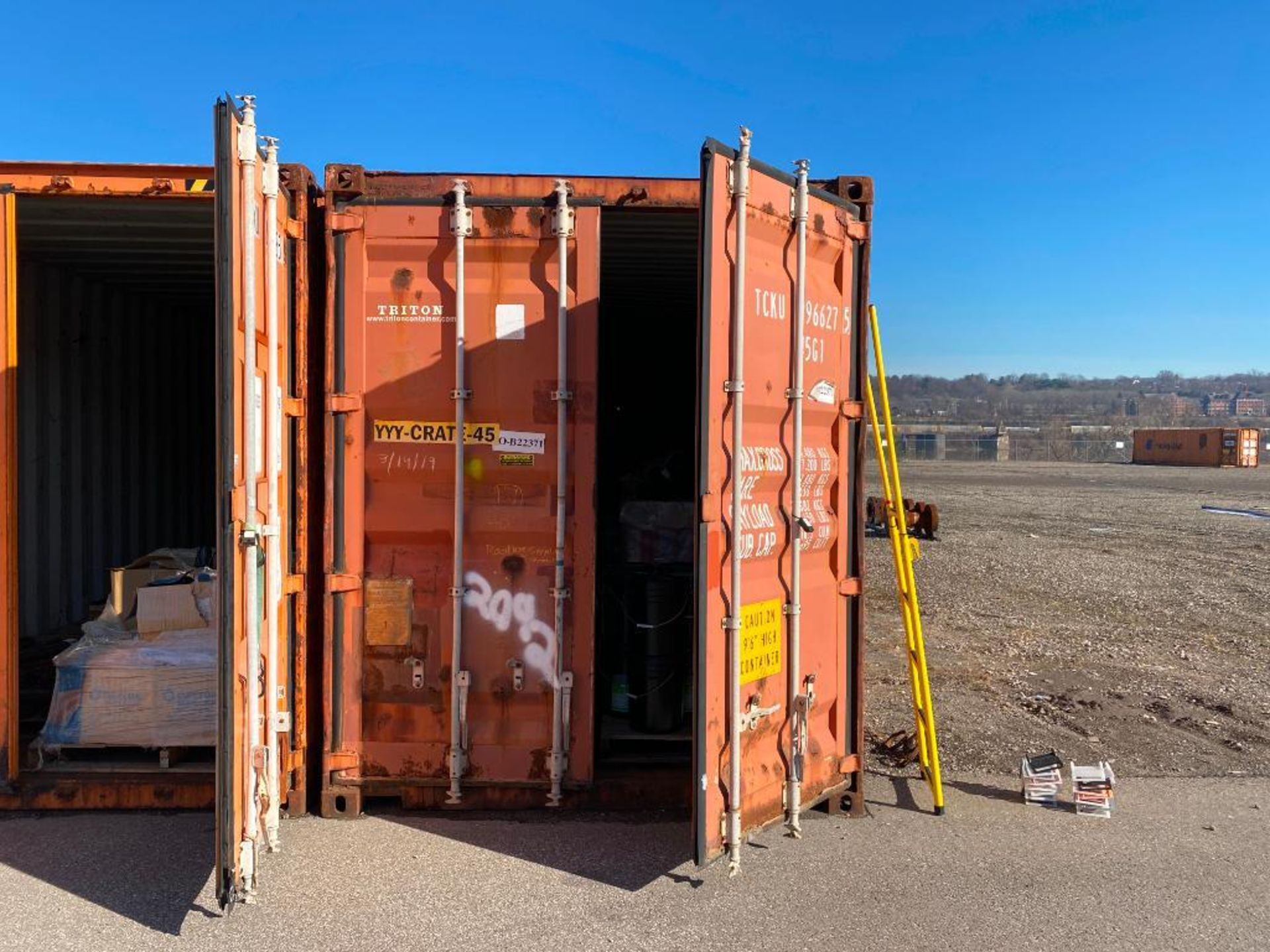 2003 Conex, 40' x 8' x 9'6", w/ Content of Assorted Adhesive, Ready Mix, Skids of Pittcourse 100 - Image 3 of 14