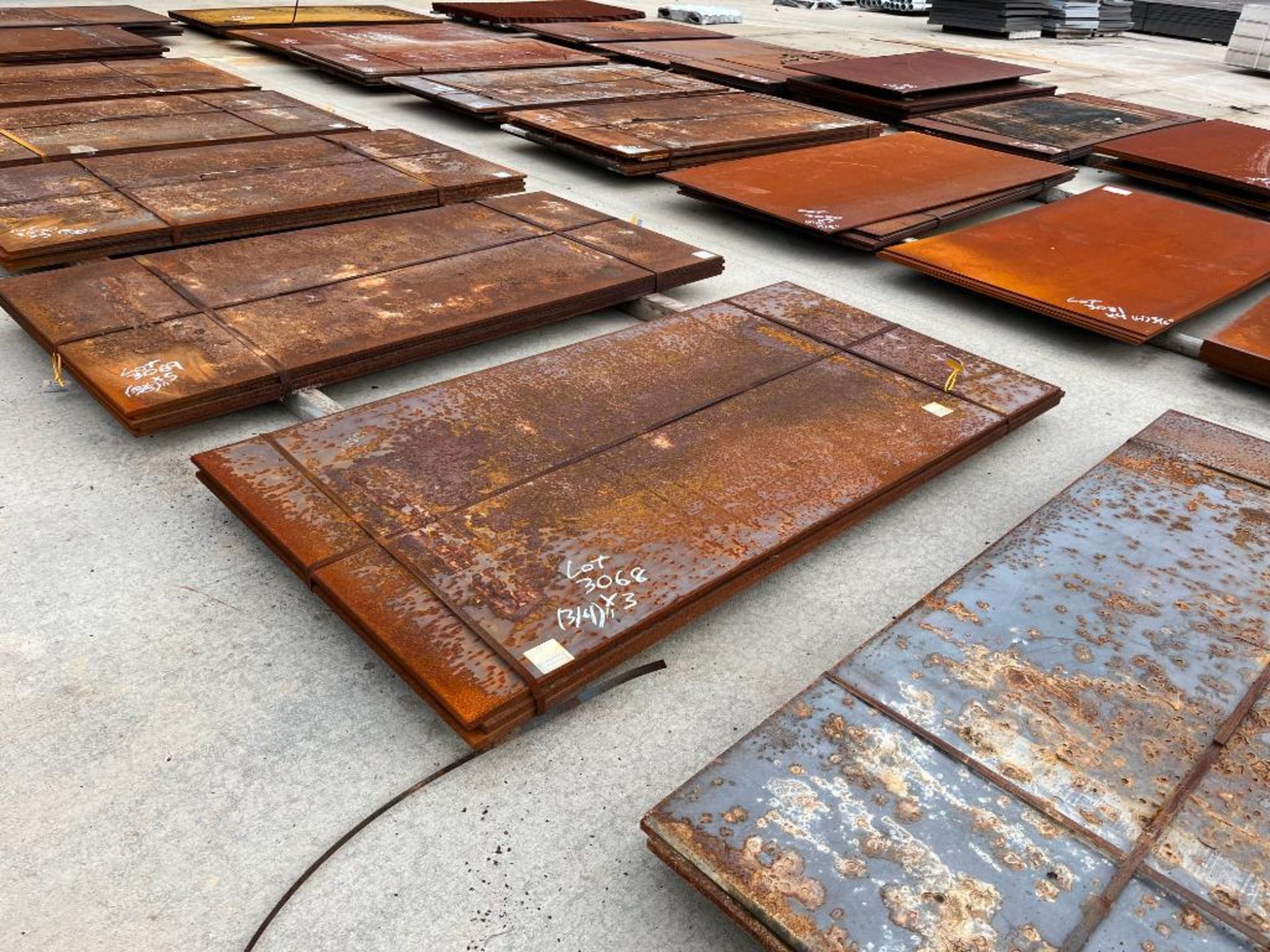 (3) Steel Plates, 8' x 4' x 3/4" - Image 2 of 2