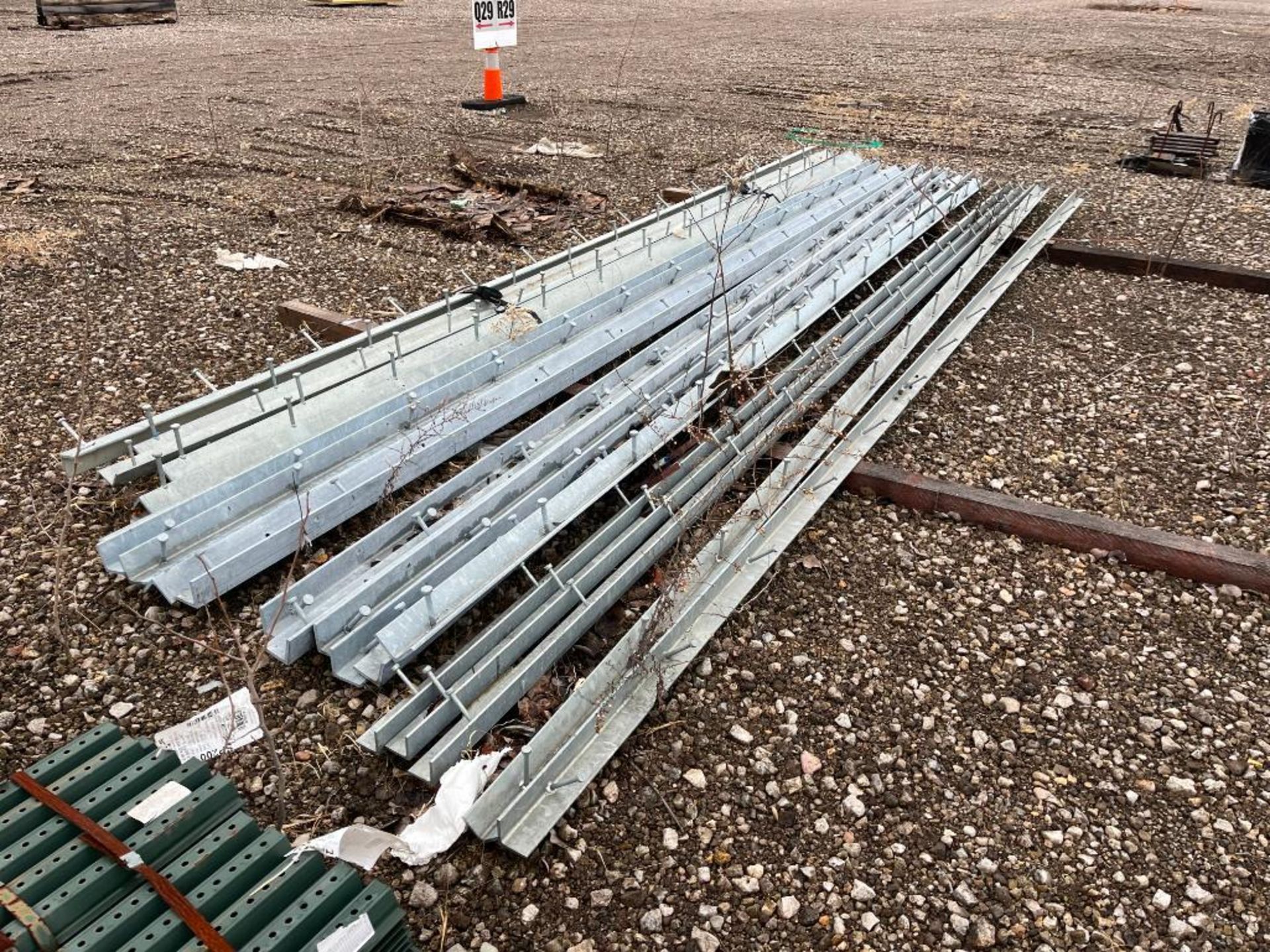 Assorted Prefab Galvanized Angle, (3) Skids of Posts - Image 5 of 5