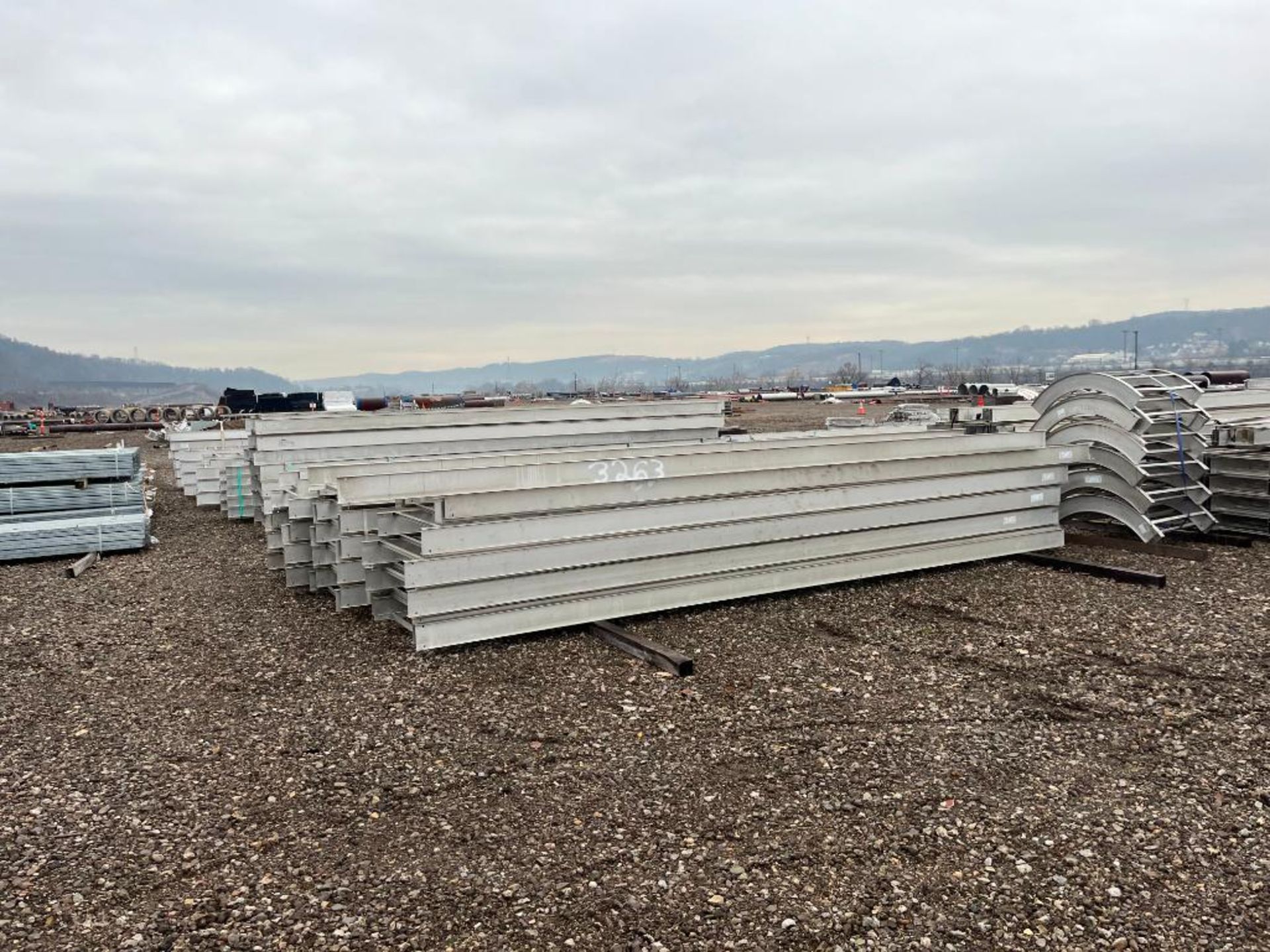 Large Quantity of 24" Aluminum Cable Tray Straight Lengths - Image 2 of 5