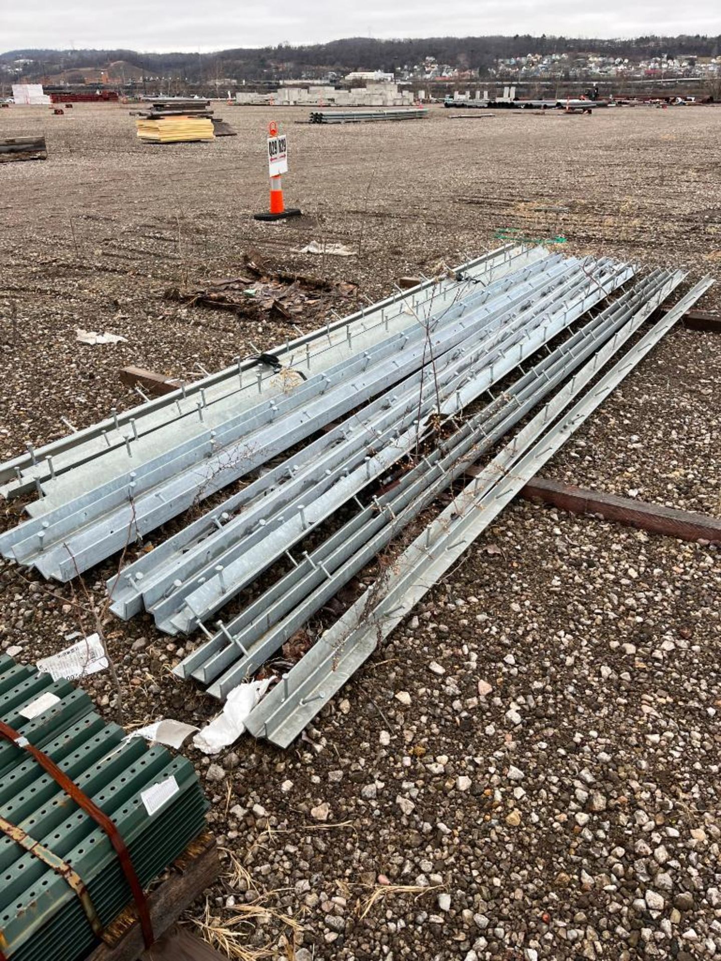 Assorted Prefab Galvanized Angle, (3) Skids of Posts - Image 4 of 5