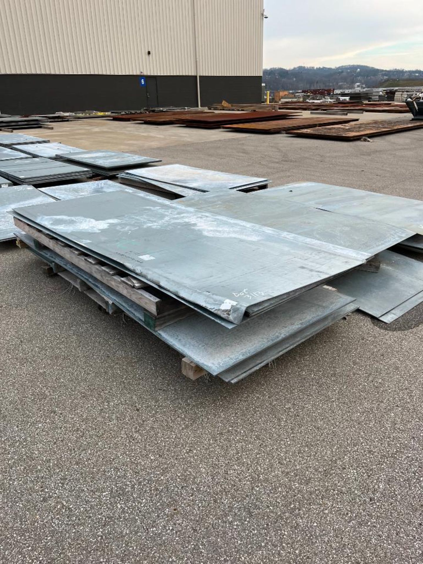 (14) Galvanized Plates, 10' x 4' x 3/16"