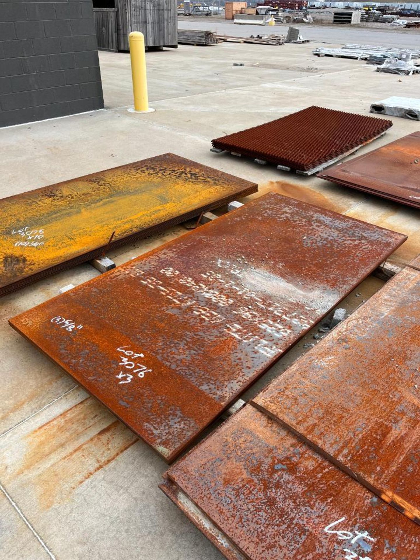 (3) Steel Plates, 8' x 4' x 5/8"