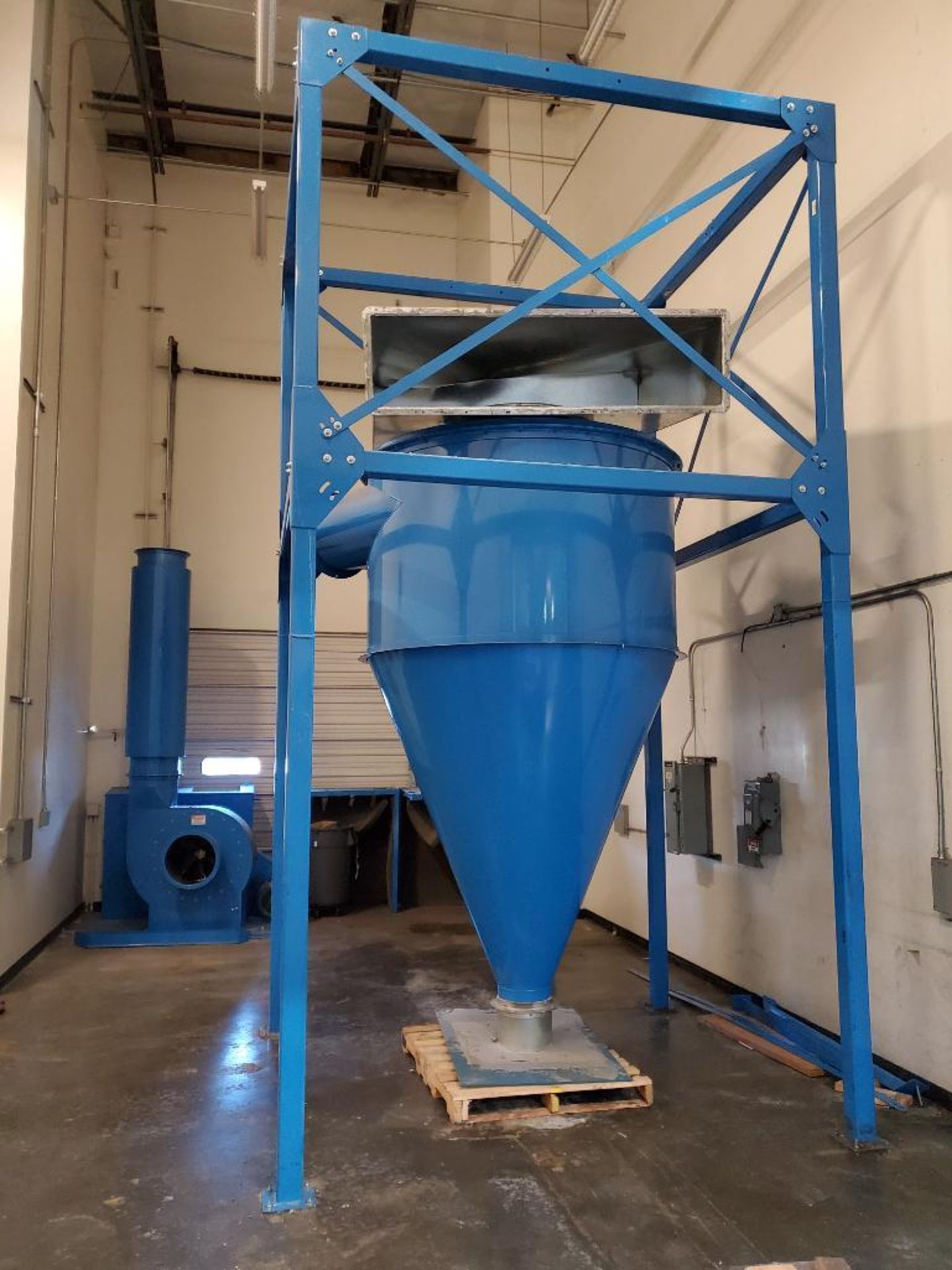 2012 Sterling Systems Cyclone Dust Collector, Model 1350FV, S/N 84181, ARR.1-A, w/ Cyclone Hopper St - Image 2 of 10
