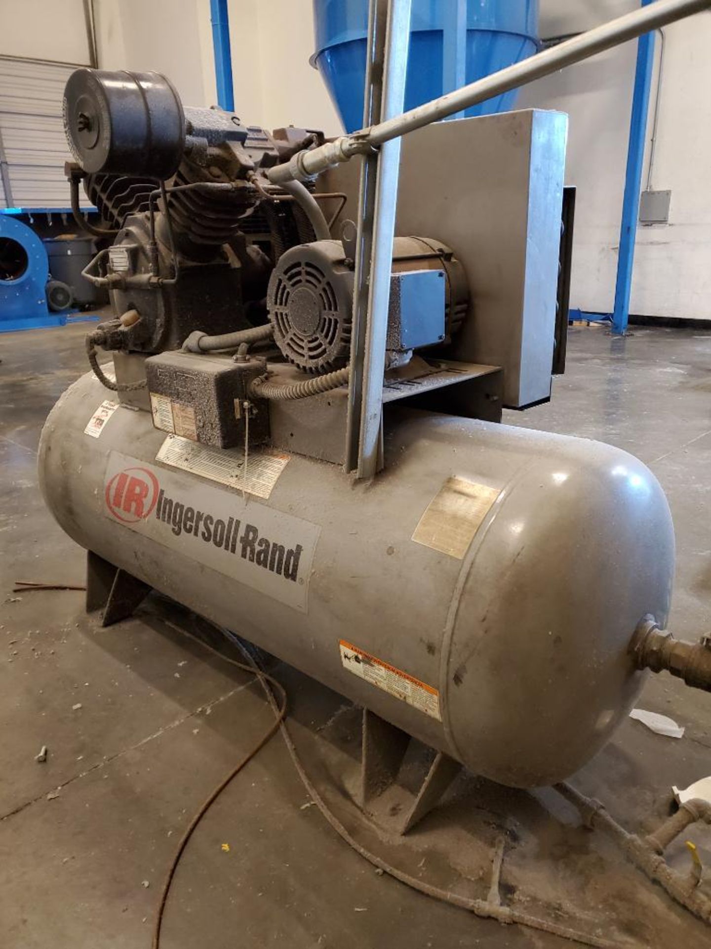 Ingersoll Rand 120-Gal. Air Compressor, Model: T30, 35.8 CFM, S/N 010950285,1,850 RPM, 175 PSIG,  w/ - Image 5 of 13