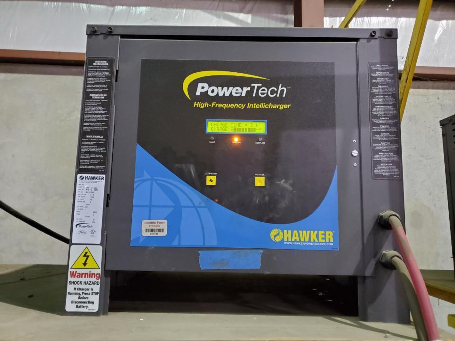 Hawker Powertech 36V Forklift Battery Charger, High Frequency Intellicharger, Model PT3-18-200, 200