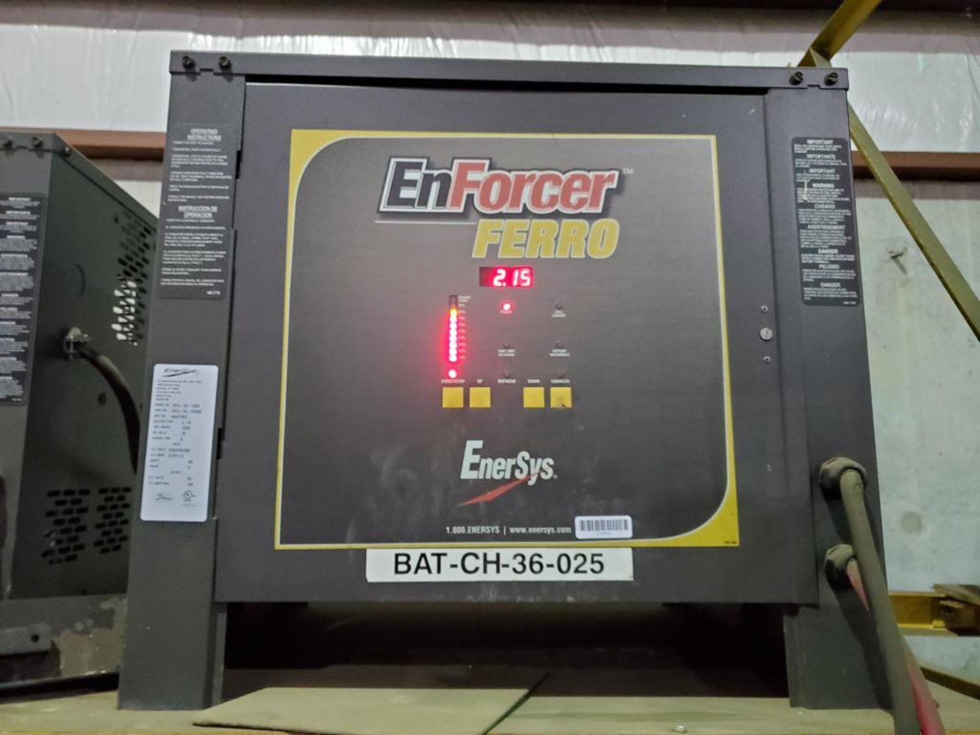 Enersys Enforcer Ferro 36V Forklift Battery Charger, Model EF3-18-1050 ...