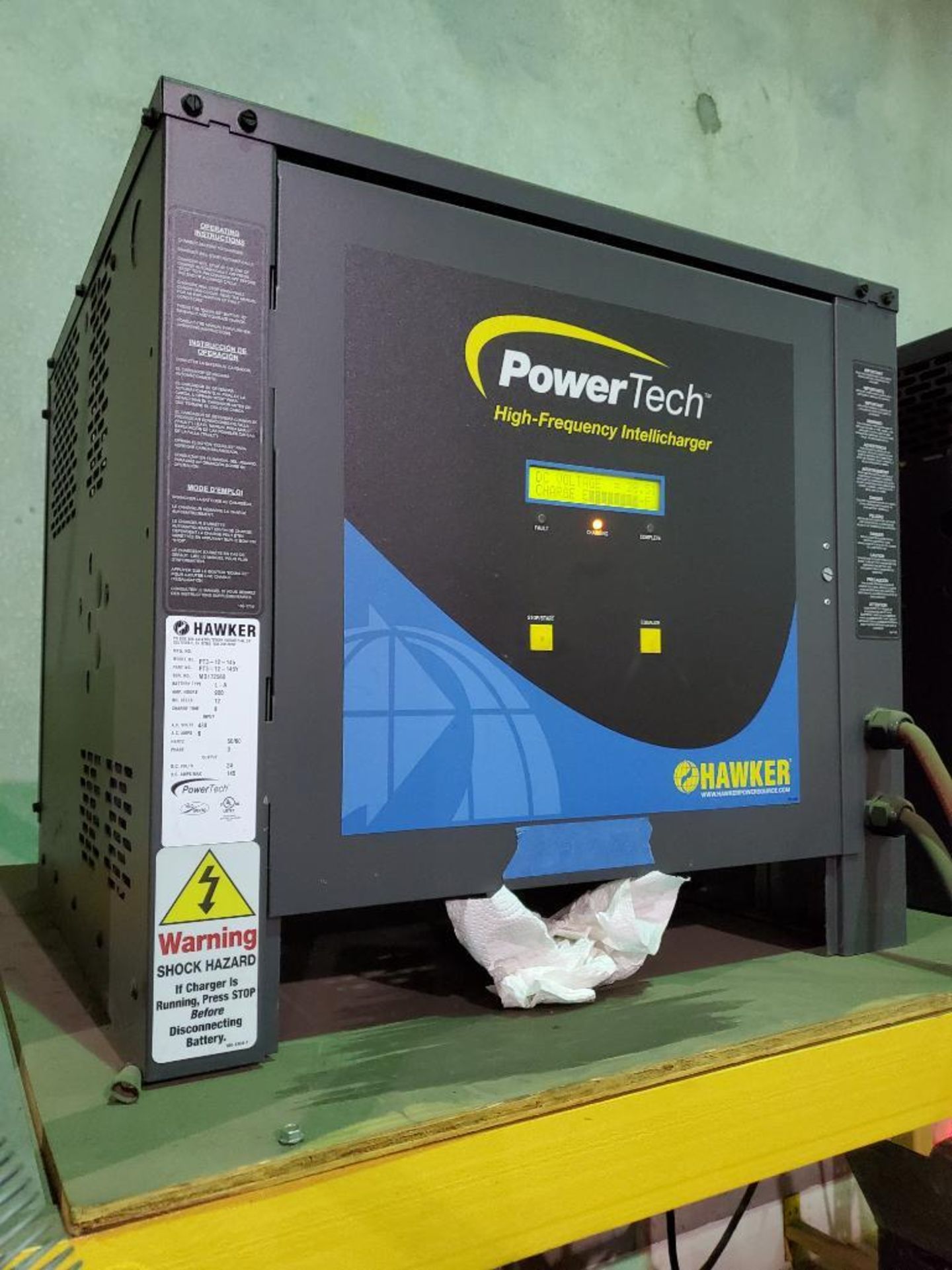 Hawker Powertech 24V Forklift Battery Charger, Model PT3-12-145, 145 DC Max. Output - Image 2 of 3