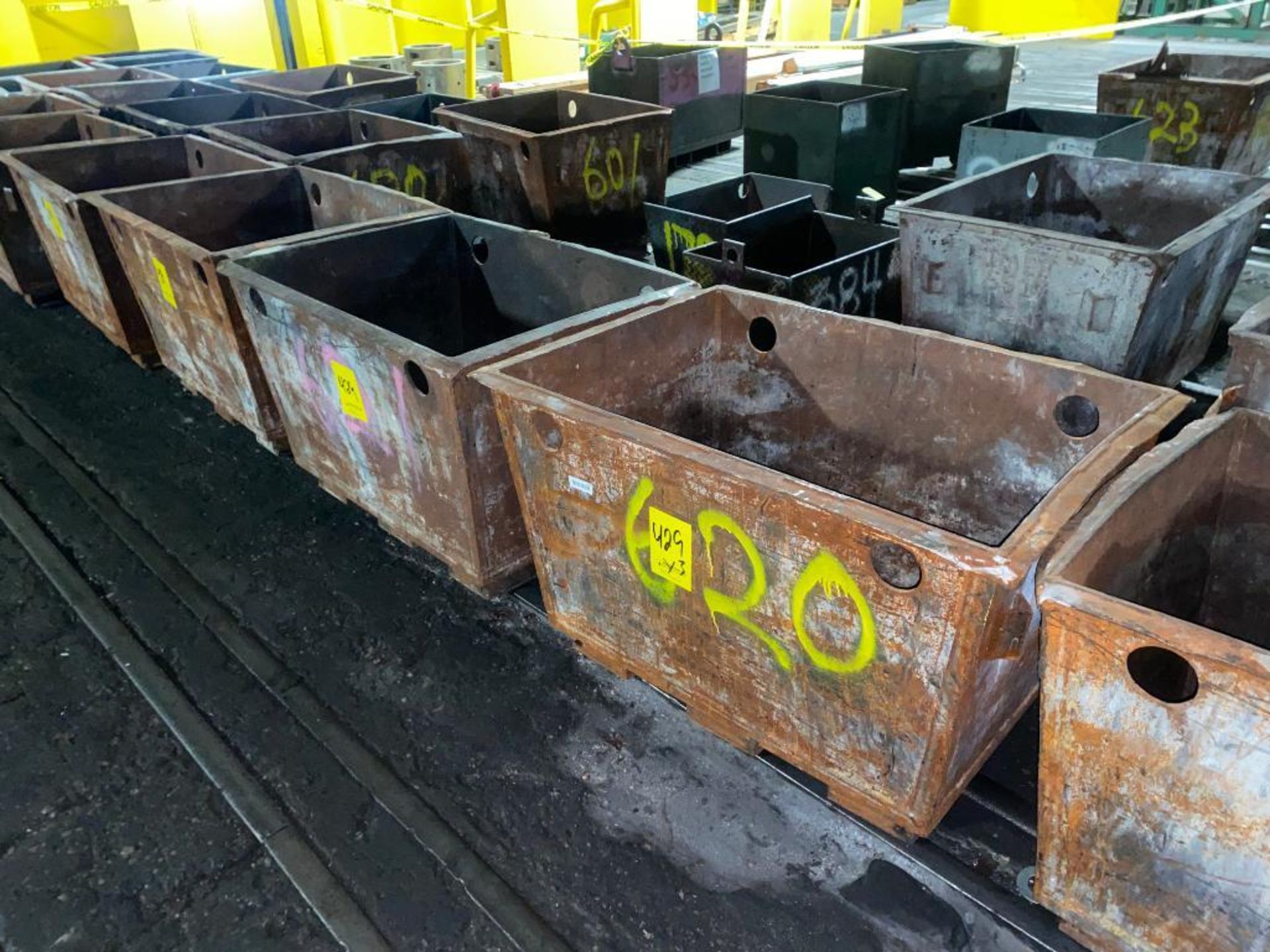 (3) Steel Containers