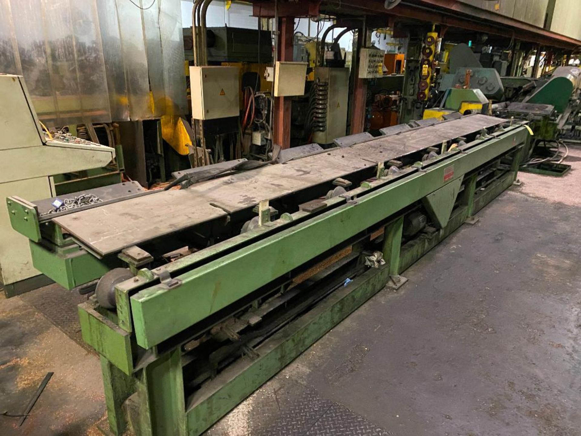 OCN Model 04-073 Bar Chamfering Line; Chamfering Dual Station Table w/ Auxiliary Services, 19-80mm D - Image 2 of 21