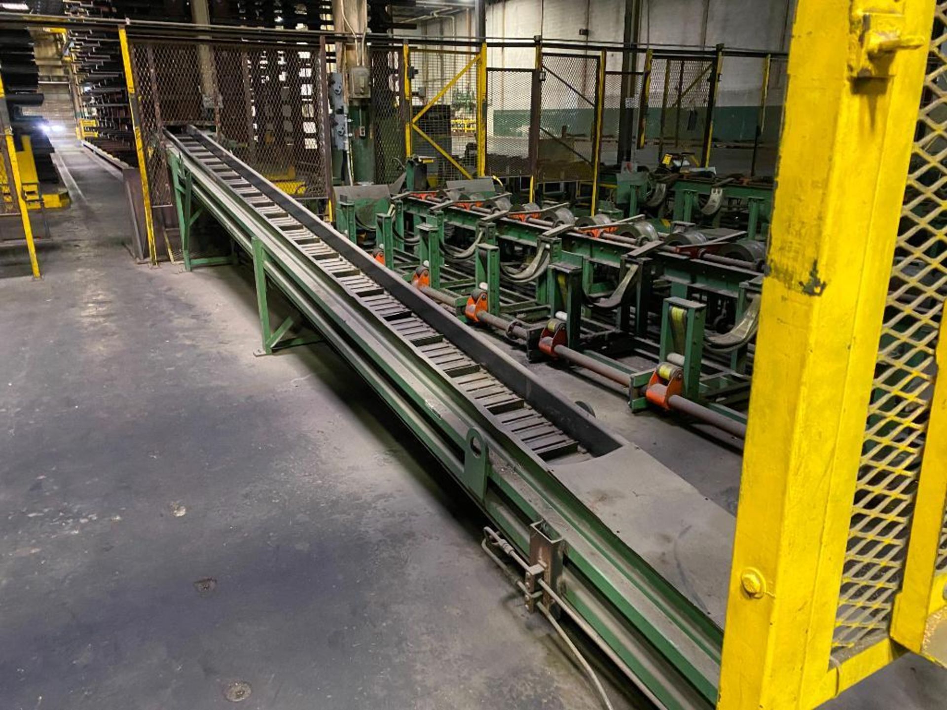 OCN Model 04-073 Bar Chamfering Line; Chamfering Dual Station Table w/ Auxiliary Services, 19-80mm D - Image 7 of 21