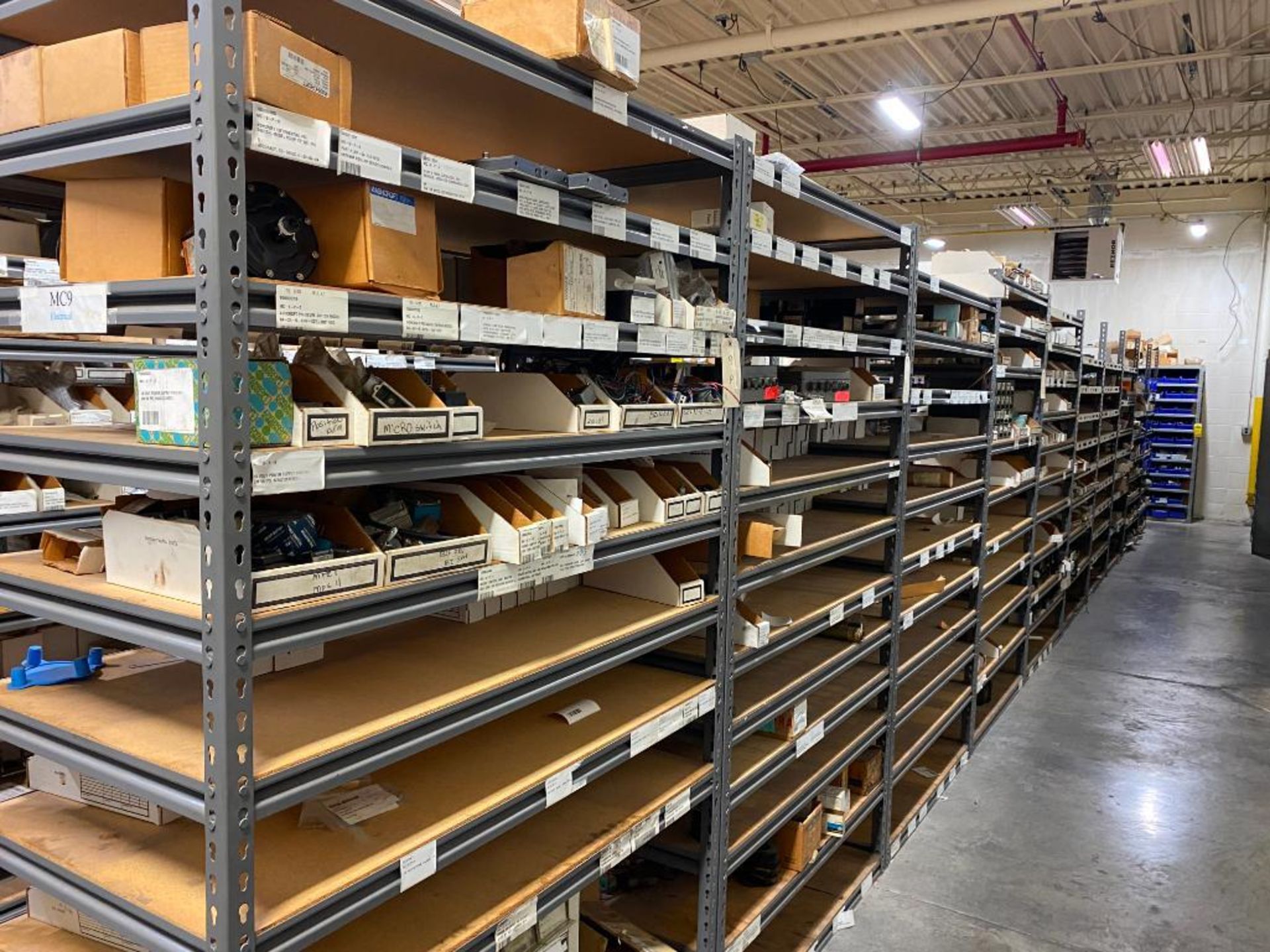 (10) Rows of Teardrop Shelving (No Content), Total of (89) Sections - Image 5 of 5