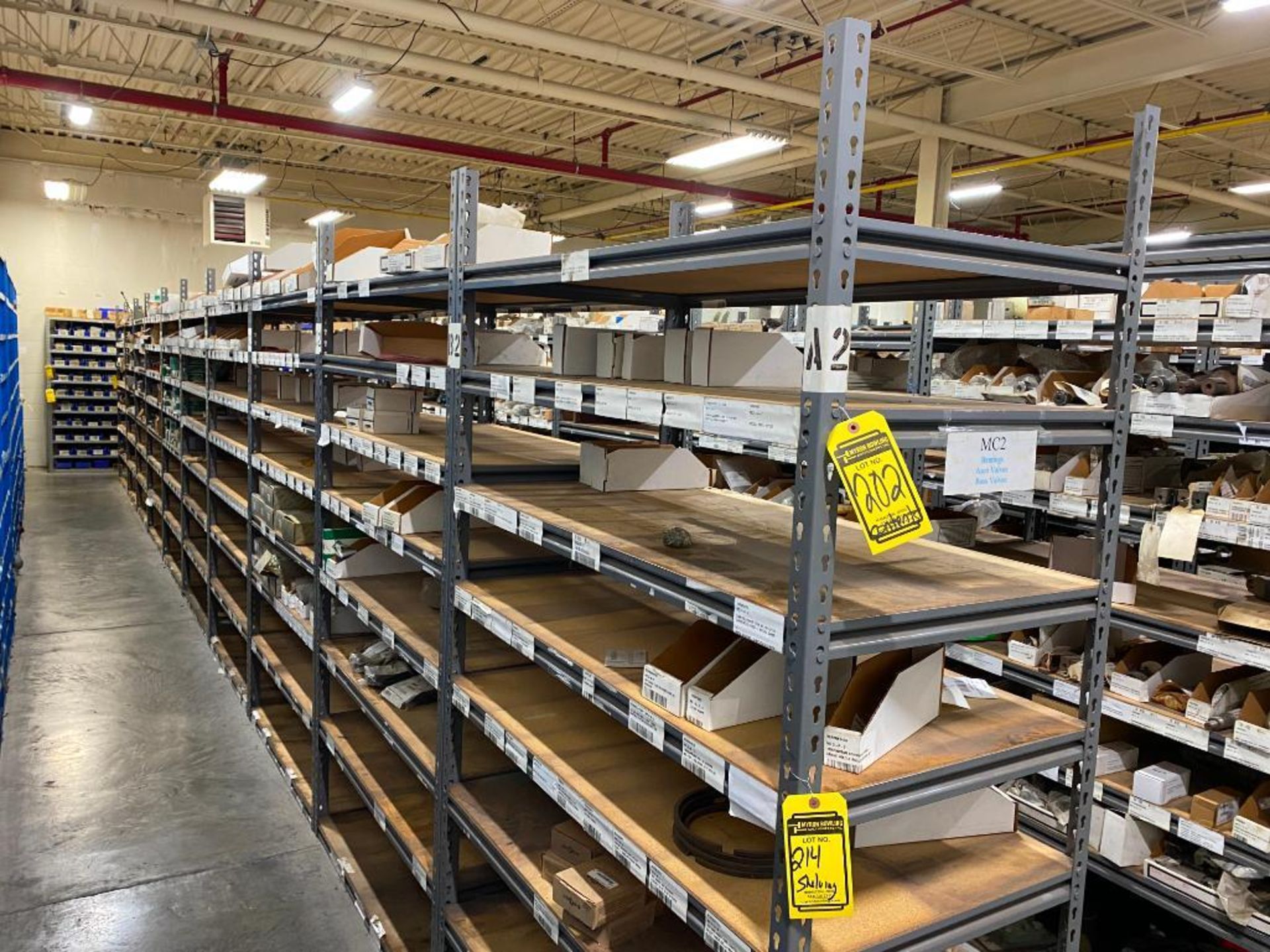 (10) Rows of Teardrop Shelving (No Content), Total of (89) Sections - Image 3 of 5