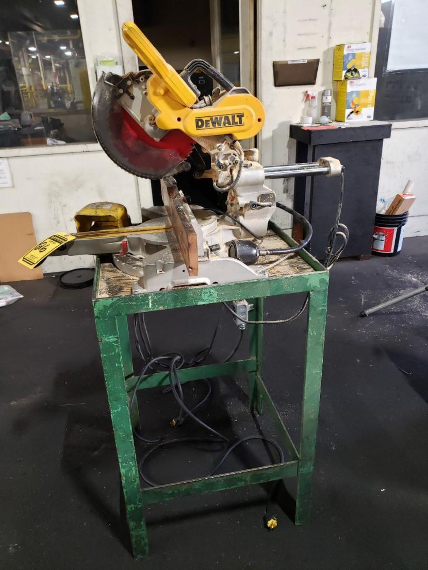 Dewalt Double Bevel Sliding Compound Miter Saw, Model DW717, w/ Table - Image 2 of 6