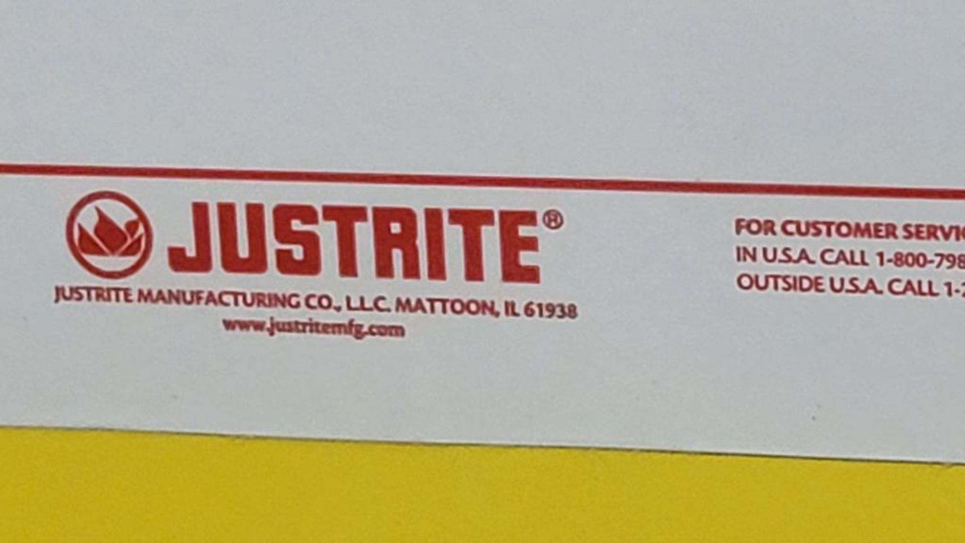 Justrite Flammable Cabinet - Image 4 of 5