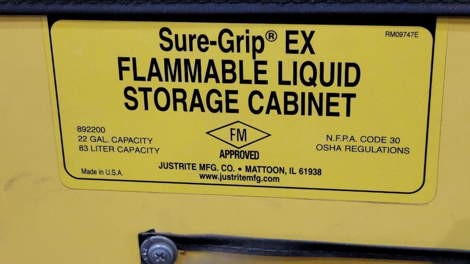 Justrite Flammable Cabinet - Image 5 of 5