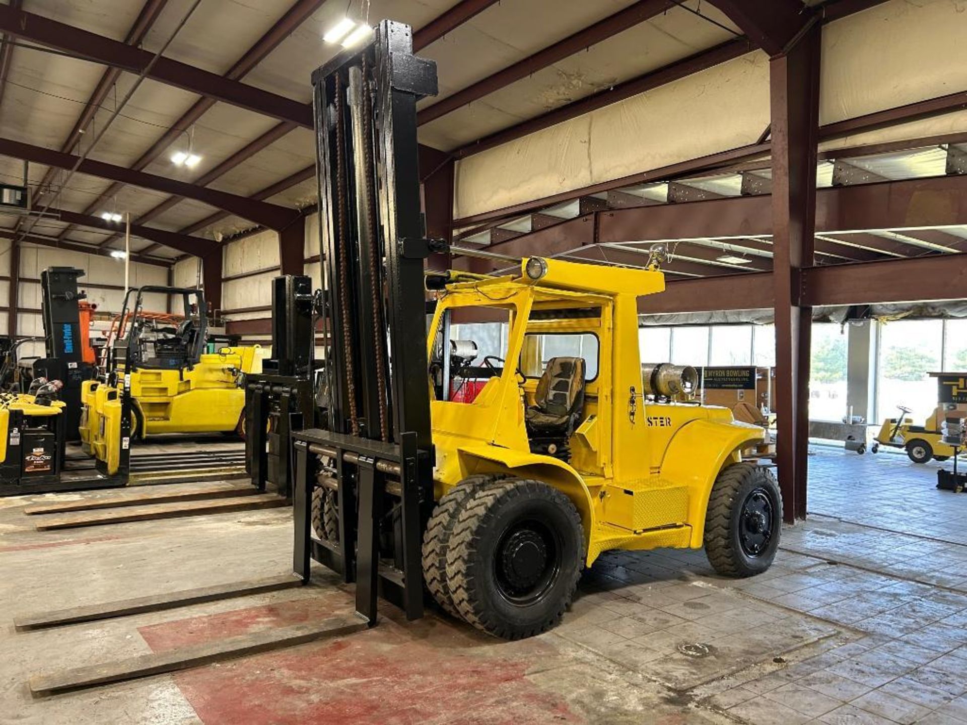 Hyster 16,500-LB. Capacity Forklift, Model H165H, S/N C7P-3472A, LPG, Dual Drive Pneumatic Tires, 15