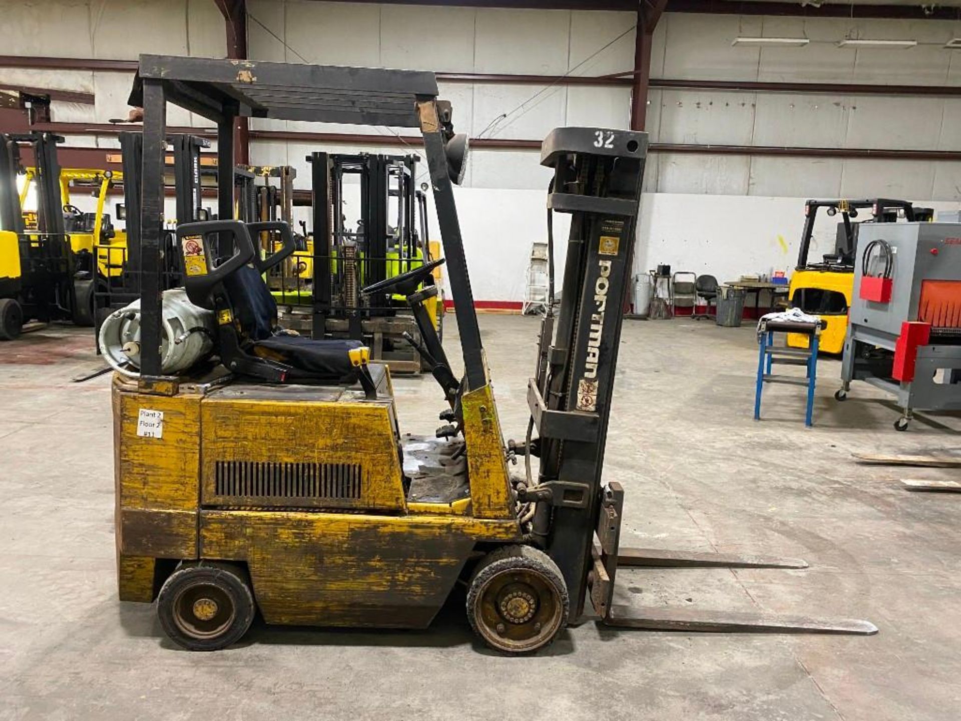 Clark 3,000 LB. Capacity Forklift, Model GCS15, S/N G127-0034-7990K0F, LPG , Solid Tires, 3-Stage Ma - Image 3 of 5