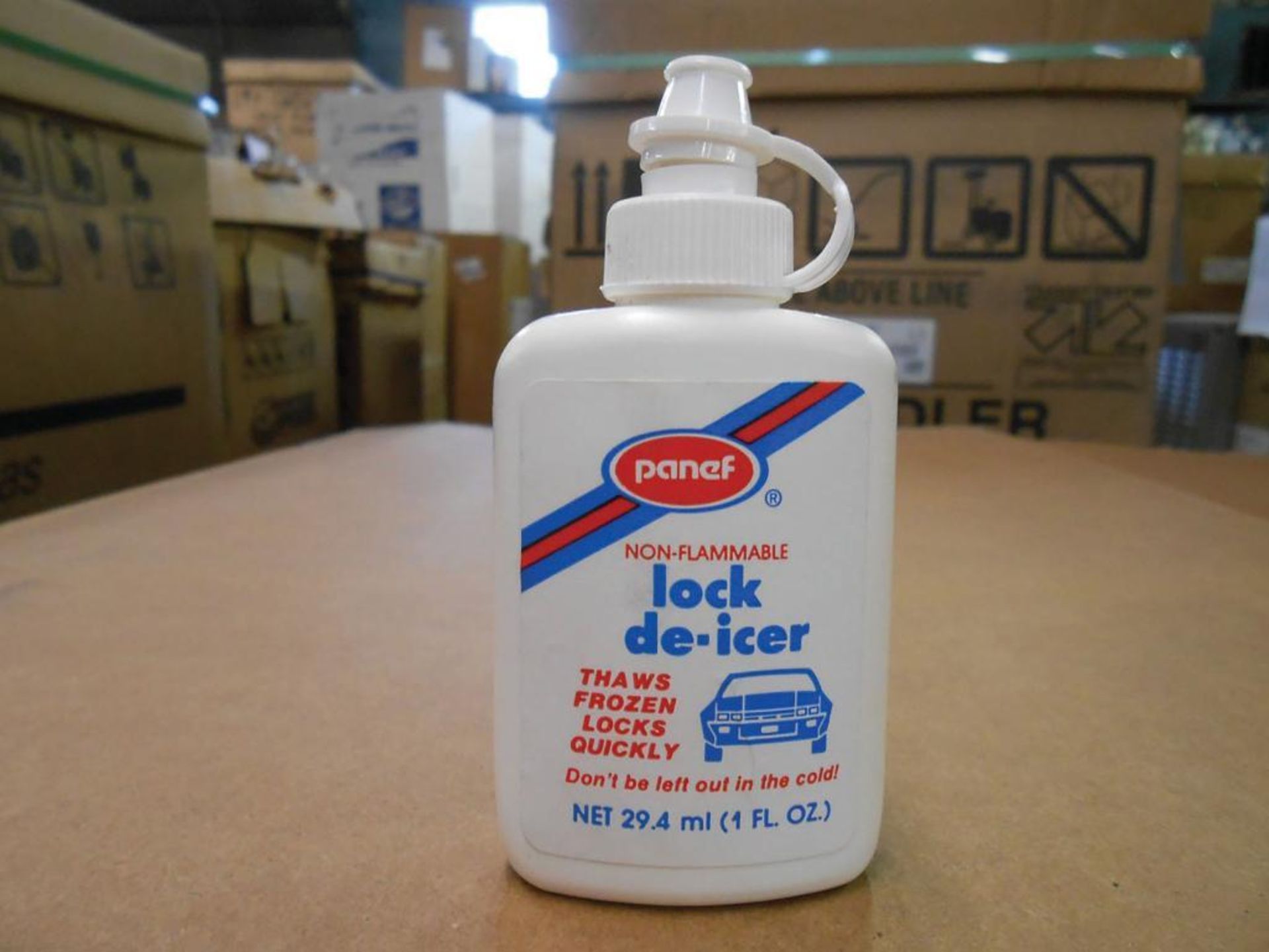 (864) Units of Panef 1oz Lock De-Icer Thaws Frozen Lock Quickly, Model LD-24, Weight: 1.6 Oz, Dims: - Image 2 of 2