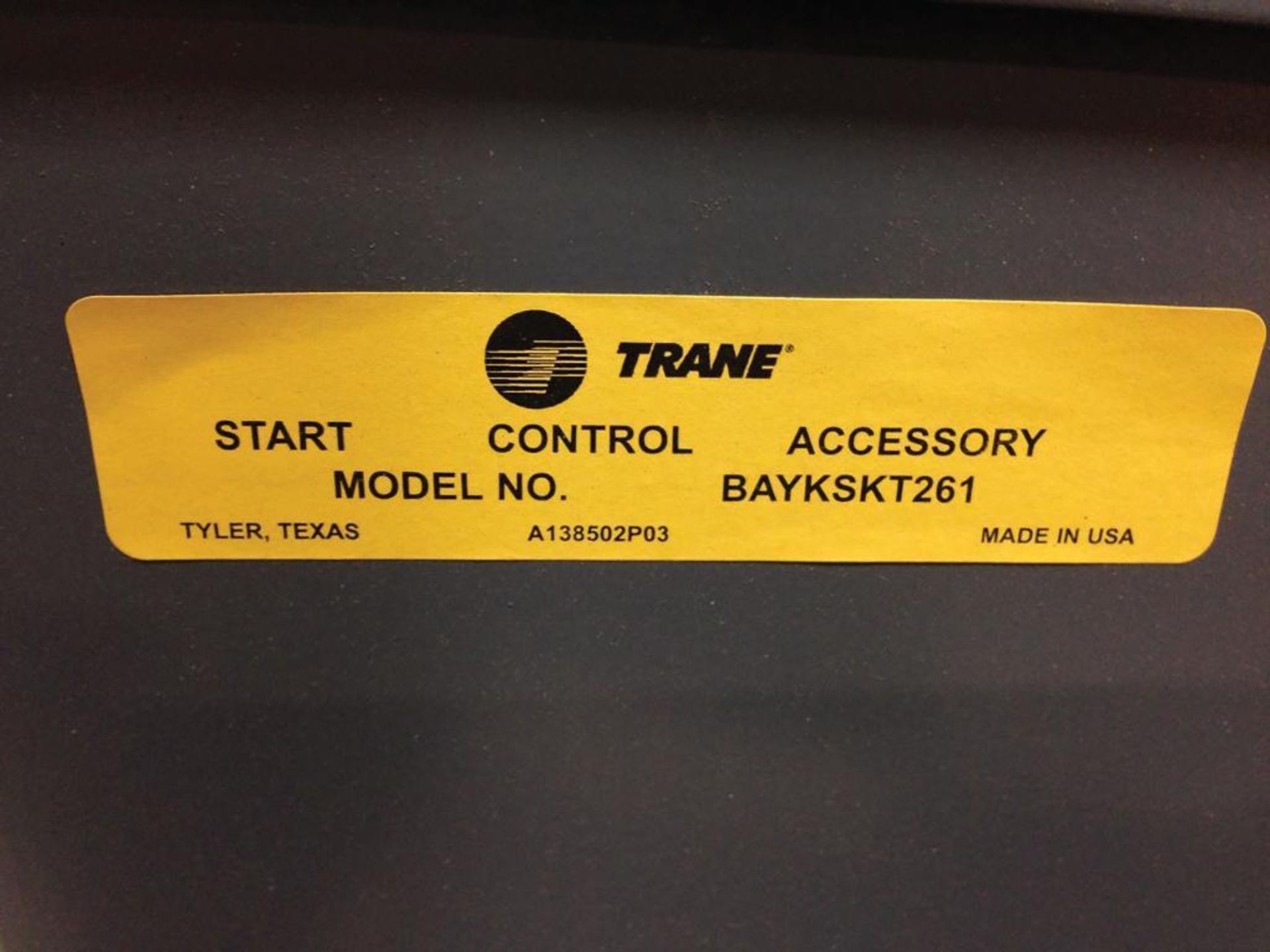 (60) Trane Start Control Accessory Kits, Model BAYKSKT261, Use with Base Size 1 Units Only (19" x 19 - Image 3 of 5