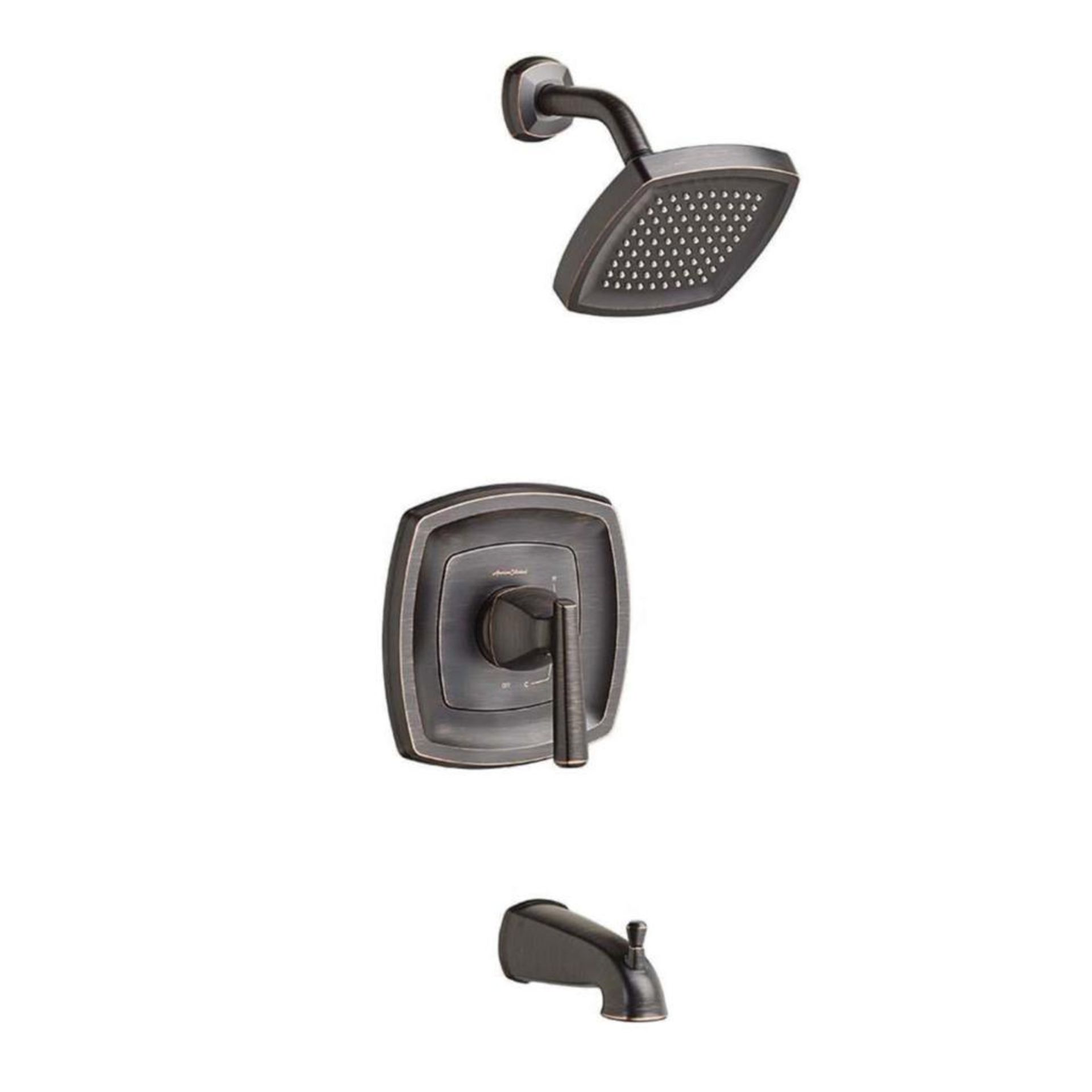 (50) American Standard Edgemere Bath/Shower Trim Kits, Model T018502.278, Flow Rate: 2.5 GPM, Finish