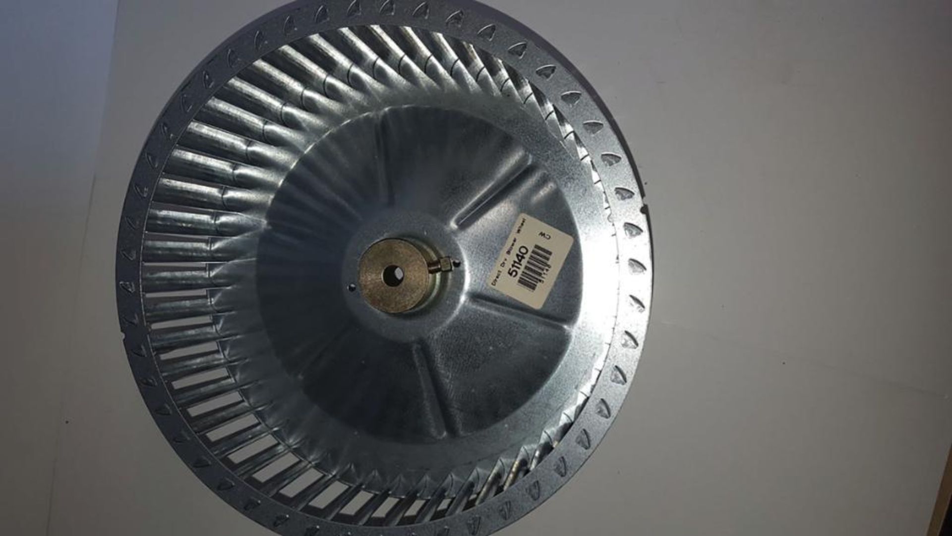 (15) Blower Wheel Double Inlet Blower Wheels, Model 11 5/8-7 1/8-1/2CWDG, Diameter: 11-5/8", Width: