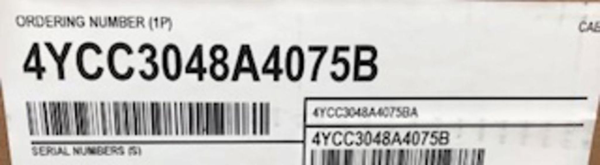 (1) Trane 4-Ton Single Packaged Gas/Air Conditioning Rooftop Unit, Airflow: Convertible, Voltage: 46 - Image 6 of 6