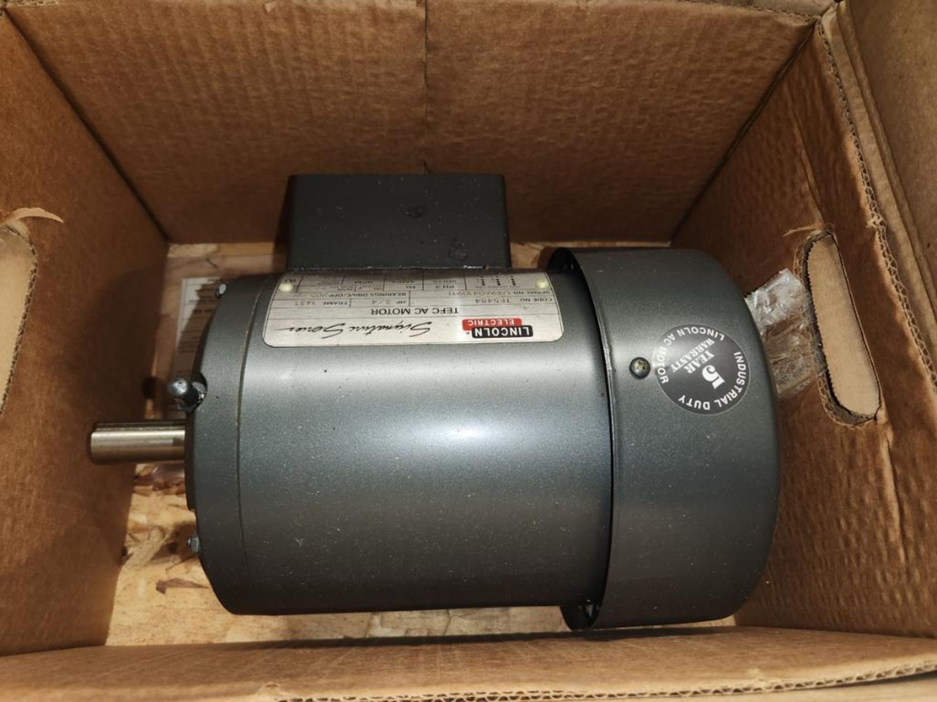 (1) Dayton 3/4 Hp Inverter Duty Motor, Model 3N696BA, Totally Enclosed Non-Ventilated, 3/4 Hp, Hertz - Image 15 of 17