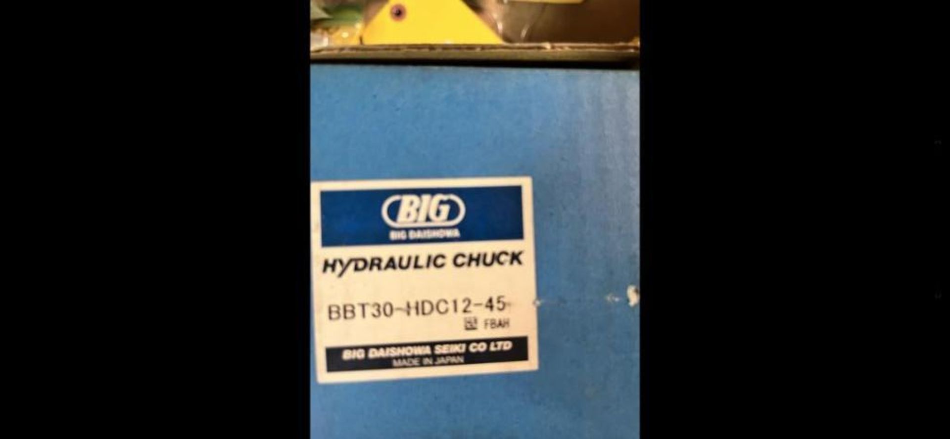 Big Daishowa Hydraulic Chuck, BBT30-HDC12-45 - Image 3 of 4