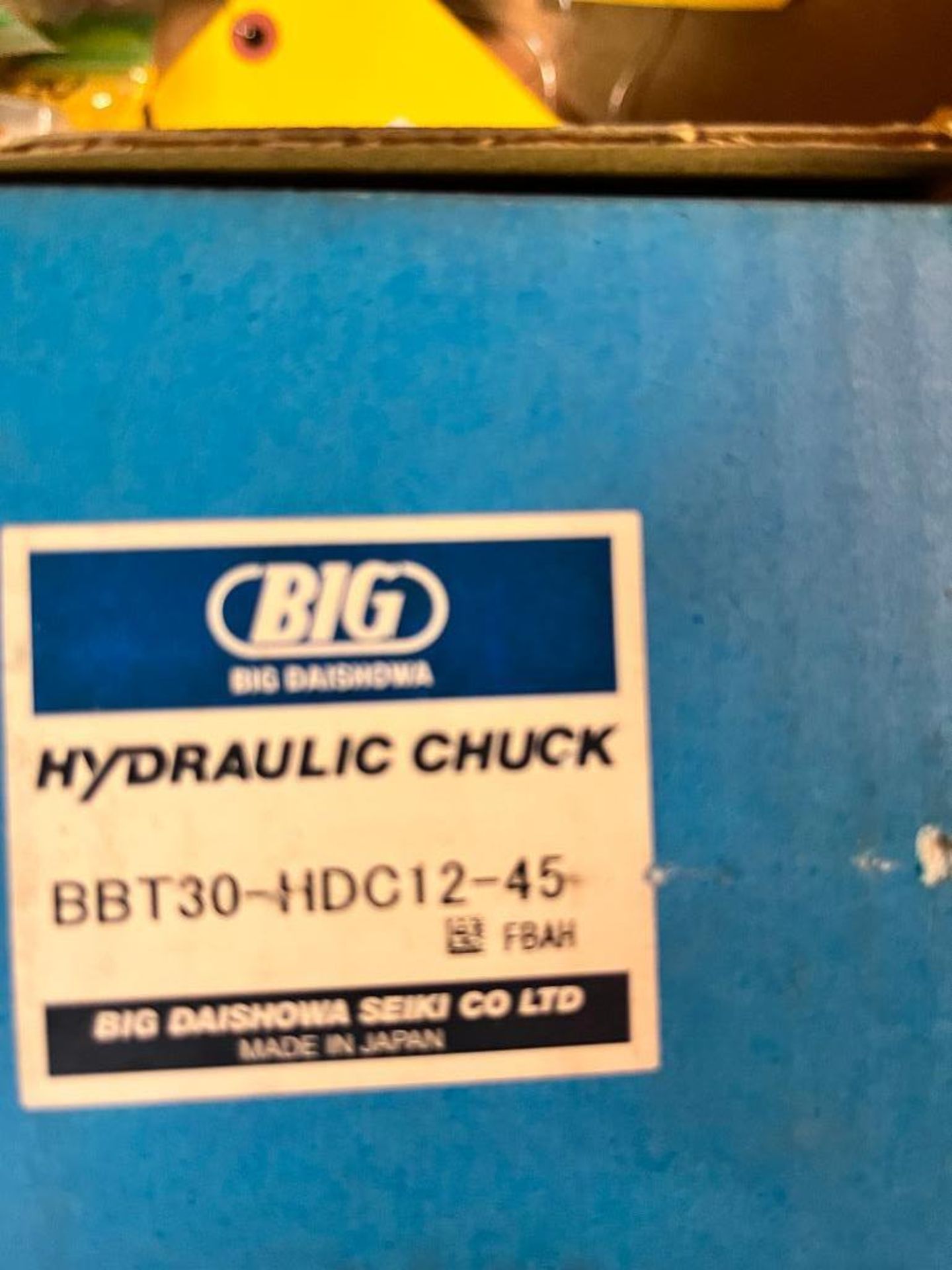 Big Daishowa Hydraulic Chuck, BBT30-HDC12-45 - Image 2 of 3