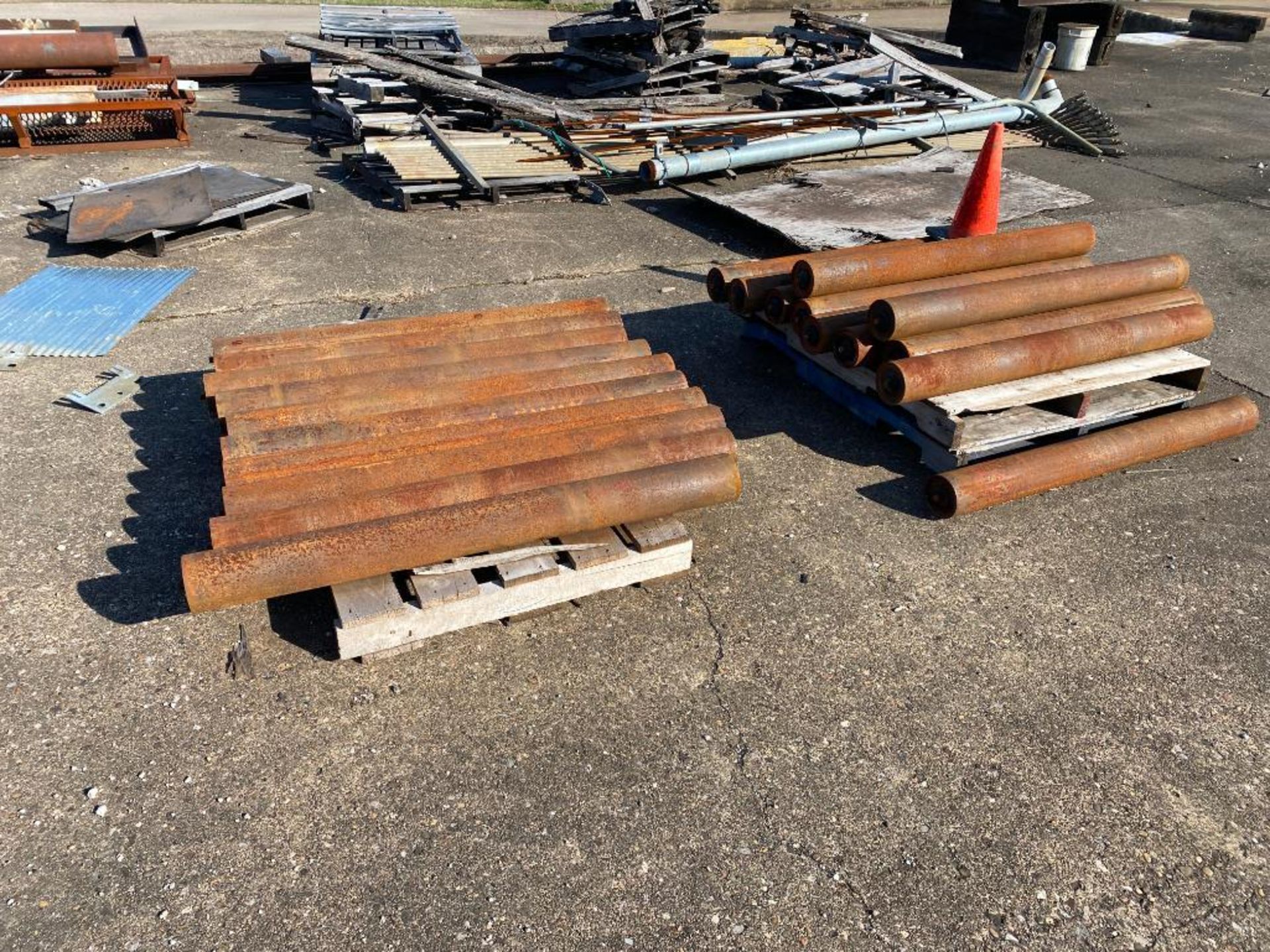 Assorted Steel: Saw Horses, Rebar, Stock, & Rollers (Excluding Lots 539 & 540) - Image 7 of 7