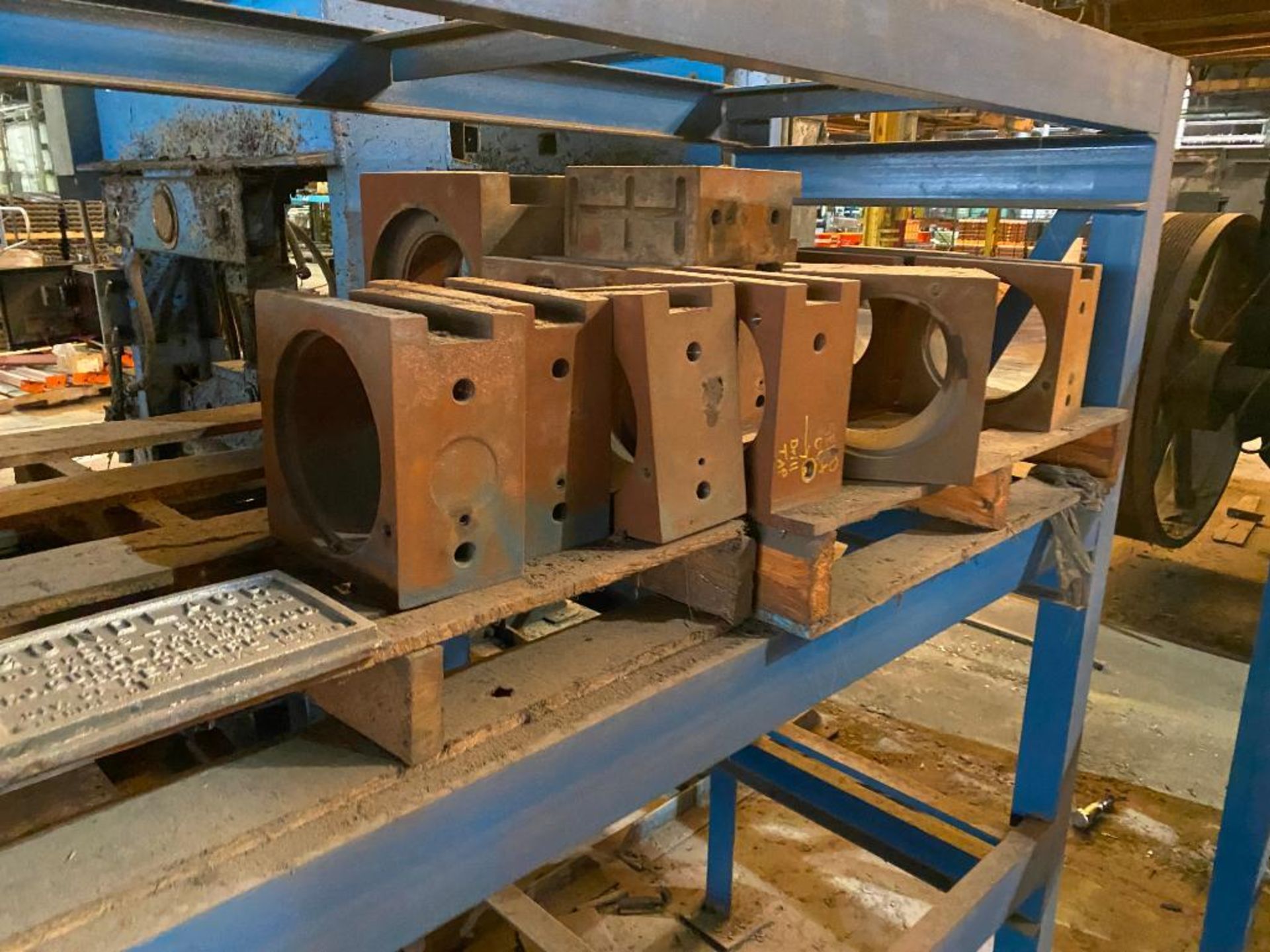 Content Of (3) Sections Of Pallet Racking: Brackets, Steel Bins, Hardware, Fabricated Steel, & Gears - Image 3 of 6