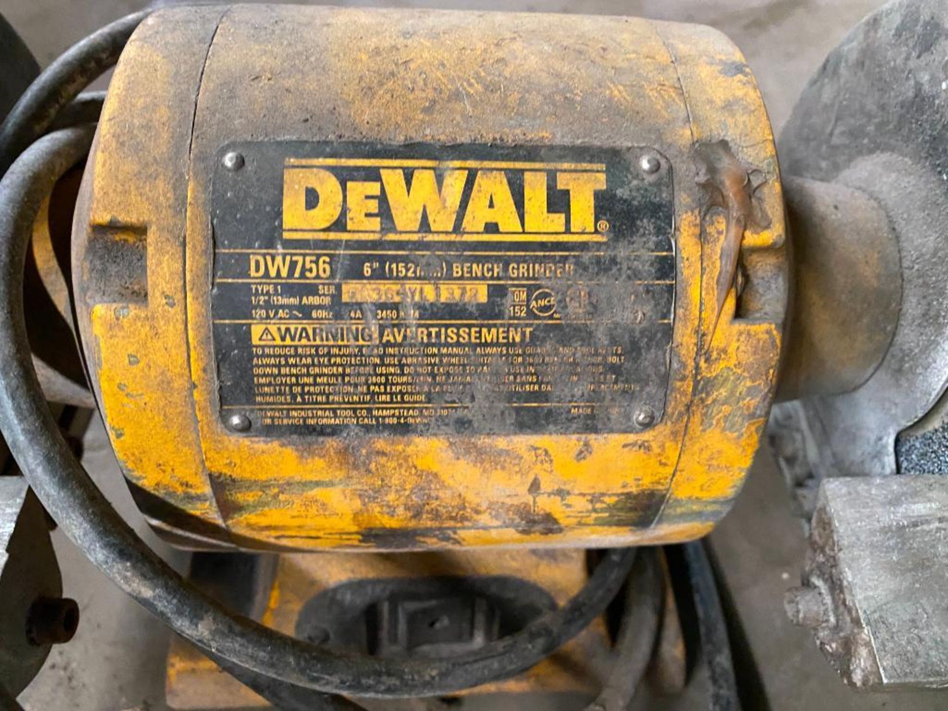 Dewalt DW756 6" Double End Bench Grinder - Image 2 of 2