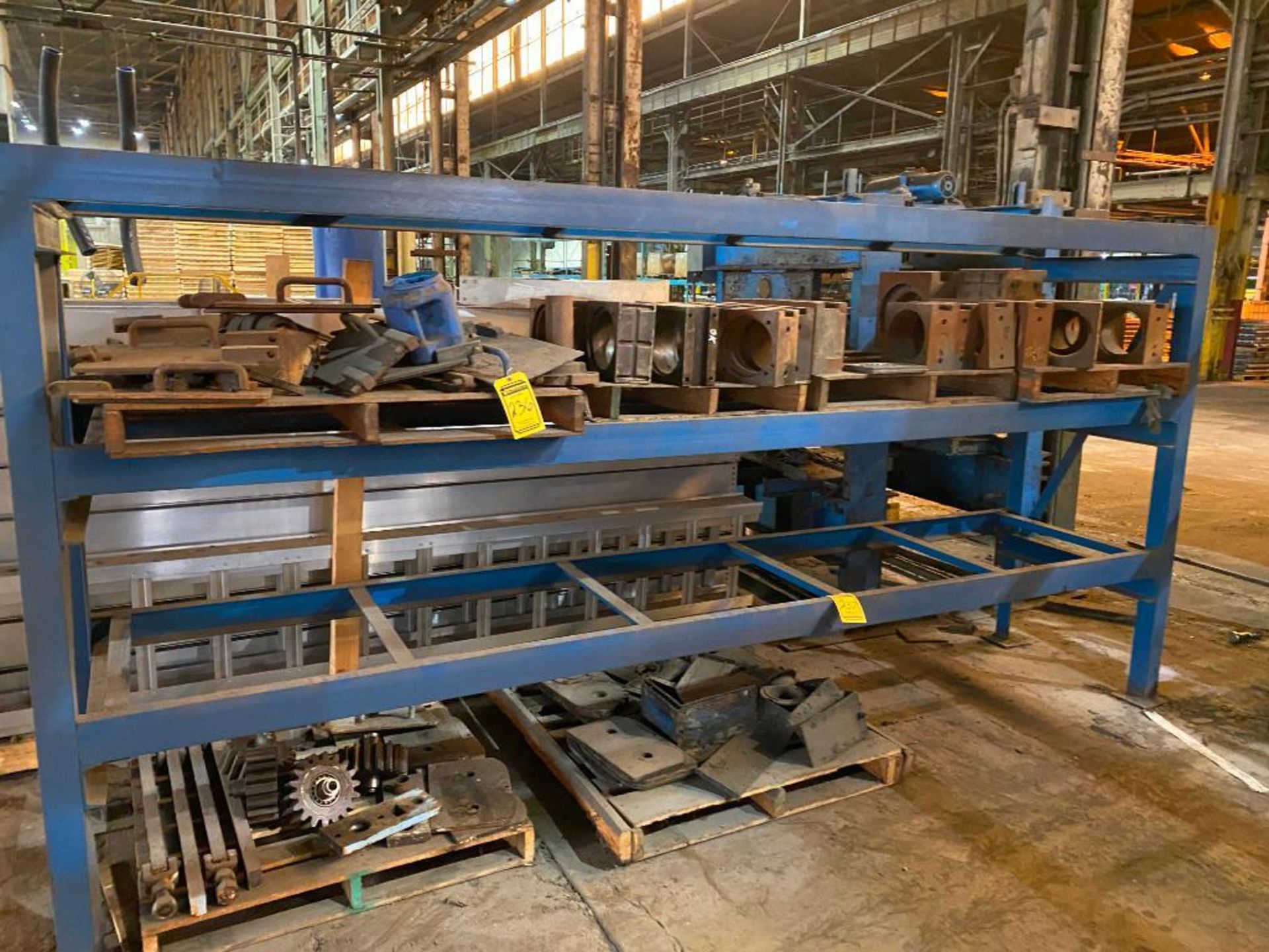 Content Of (3) Sections Of Pallet Racking: Brackets, Steel Bins, Hardware, Fabricated Steel, & Gears - Image 2 of 6