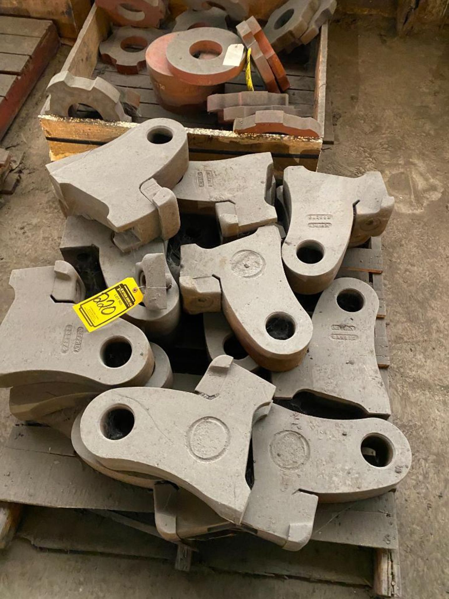 (2) Skids of Jefferies Grinder Teeth & (1) Skid of Steel Parts - Image 2 of 3