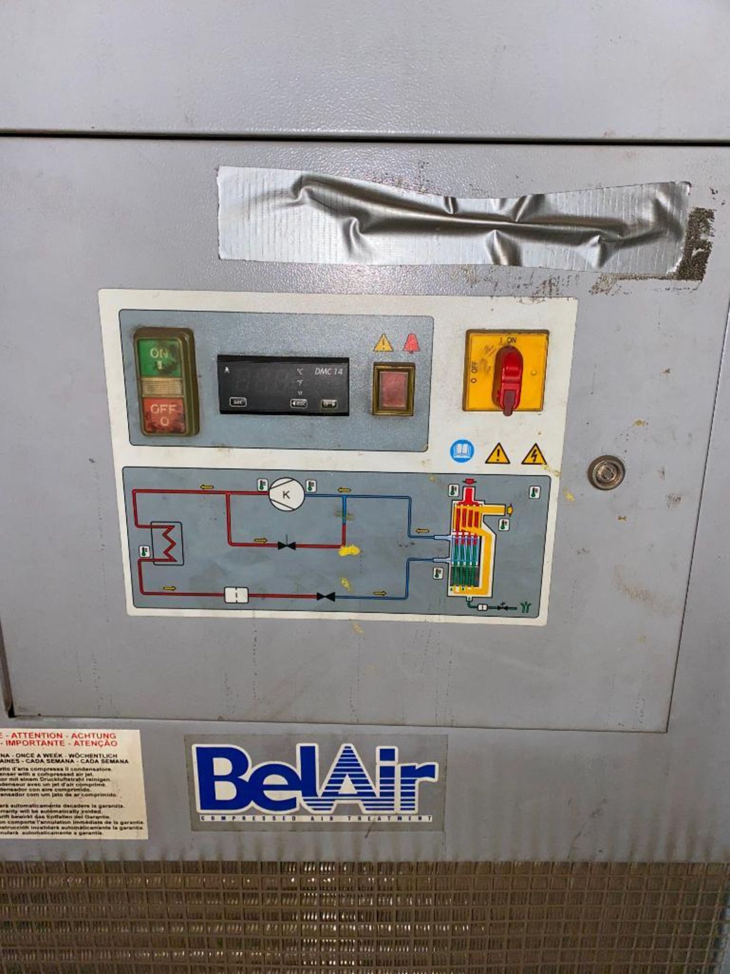 Belair Refrigerated Air Dryer, Model ACT800-4, S/N 0284-F-800-08-19-2009, 125 PSIG, 800 SCFM - Image 3 of 4