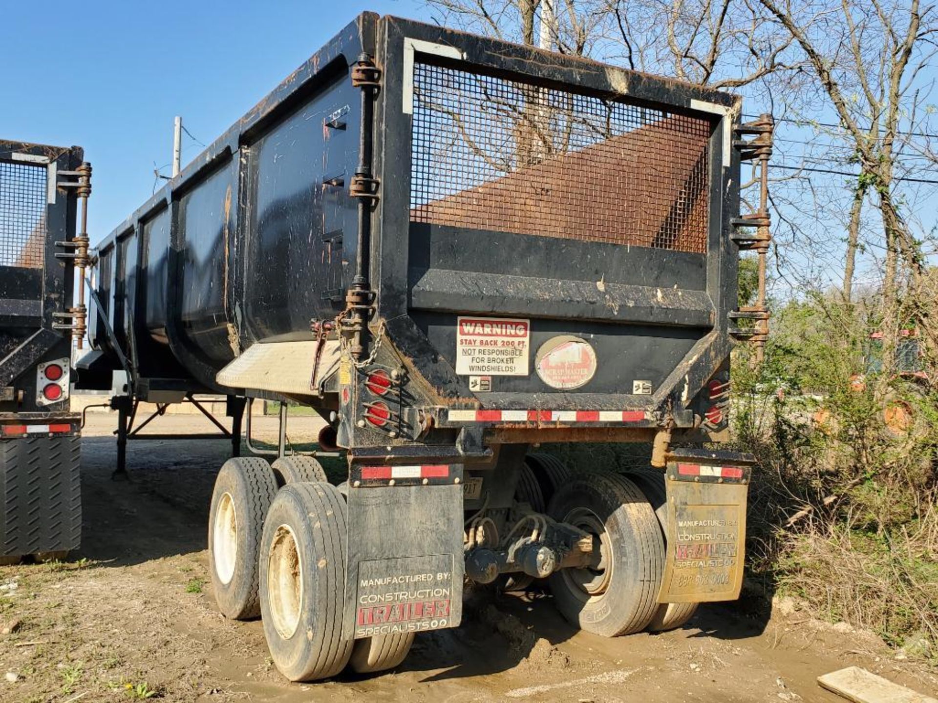 2020 CTS EHRD40 Scrap Master Dump Trailer, Vin 5TU344022LS000236, Tandem Axle, 68,000 GVWR, Custom H - Image 14 of 17