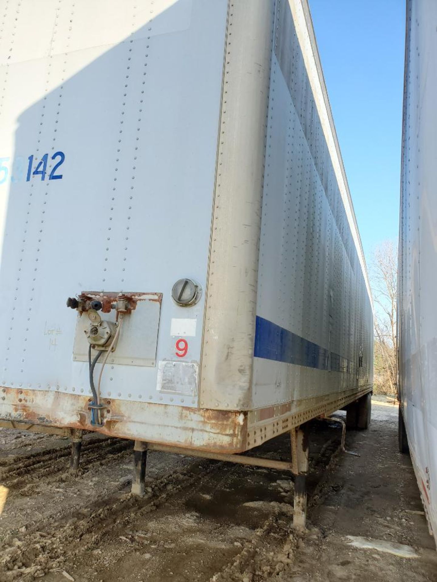 1998 Wabash 53' Dry Van Trailer, Vin 1JJV532W1WL507045, Tandem Axle, Air Ride Suspension, Wood Van F - Image 2 of 15