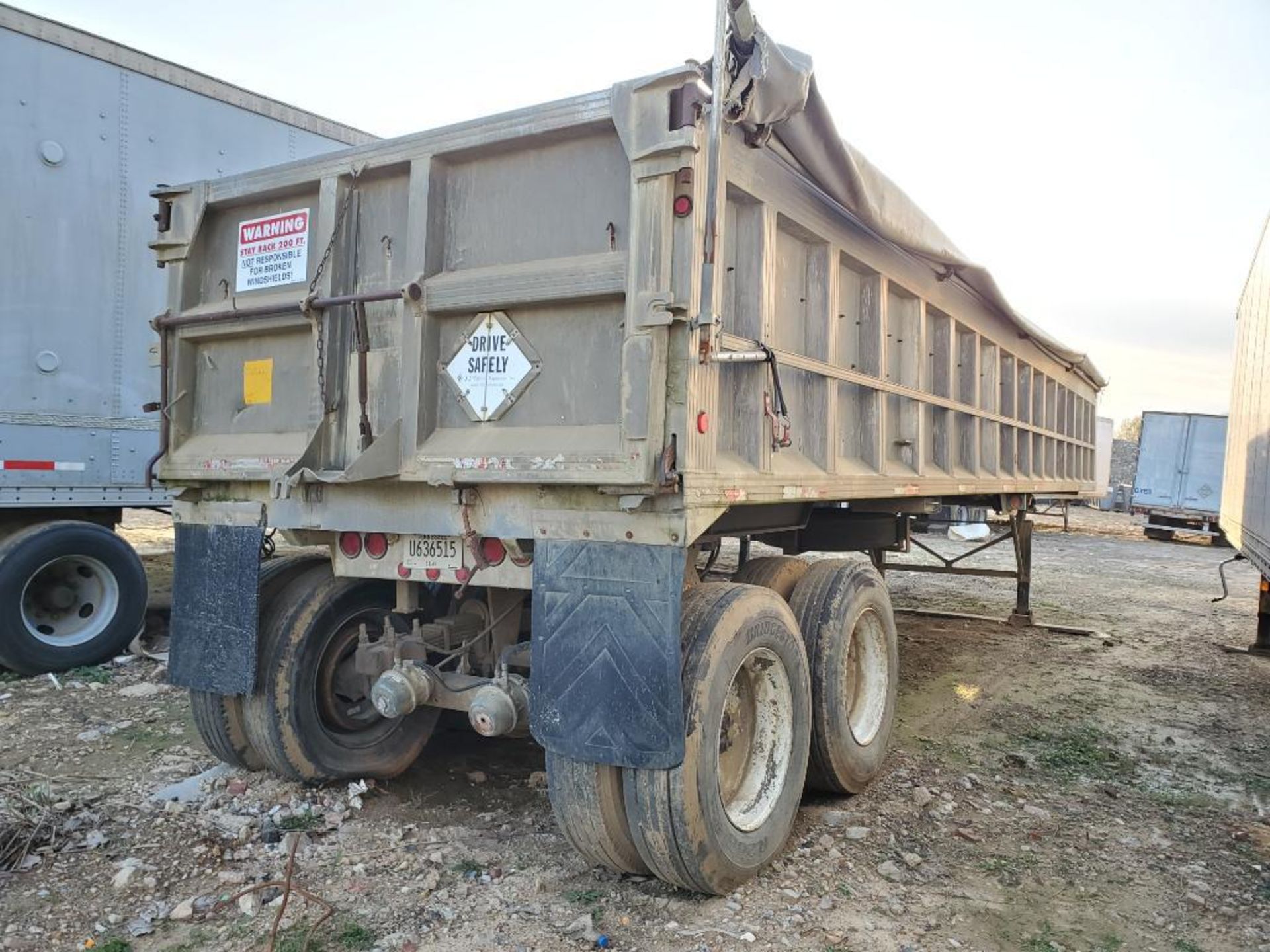 1989 CMC 38' Aluminum Dump Trailer, Model CMC-T-39, 68,000 GVWR, Tandem Axle, Vin 1A9AA1W20K11A9183, - Image 12 of 16