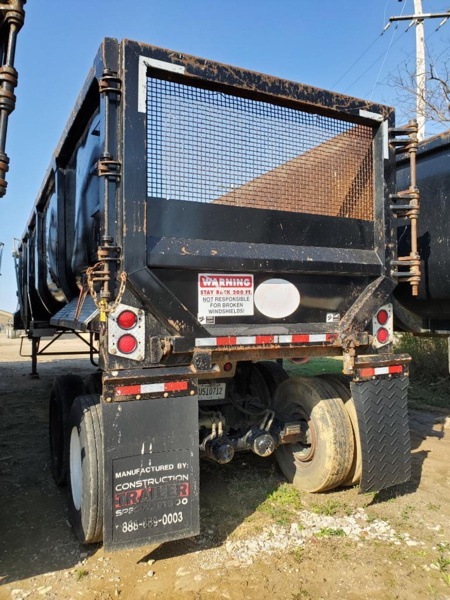 2020 CTS EHRD40 Scrap Master Dump Trailer, Vin 5TU34402XLS000213, Tandem Axle, 68,000 GVWR, Custom H - Image 11 of 14