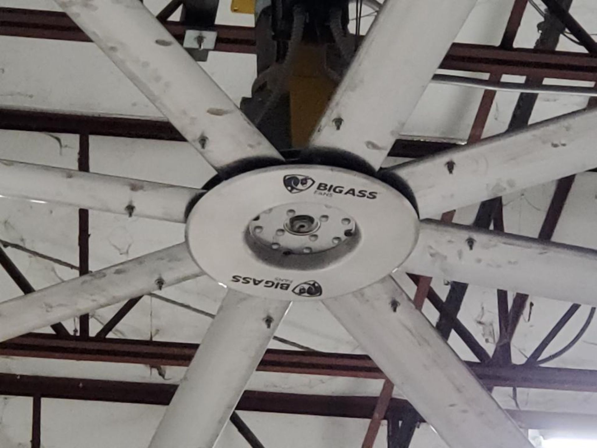 2015 Big Ass Fan, 24' Fan Span, 11" Blades, Model POWERFOIL 8 PLUS, 2 HP (Will Be Taken Down & Palle - Image 7 of 13