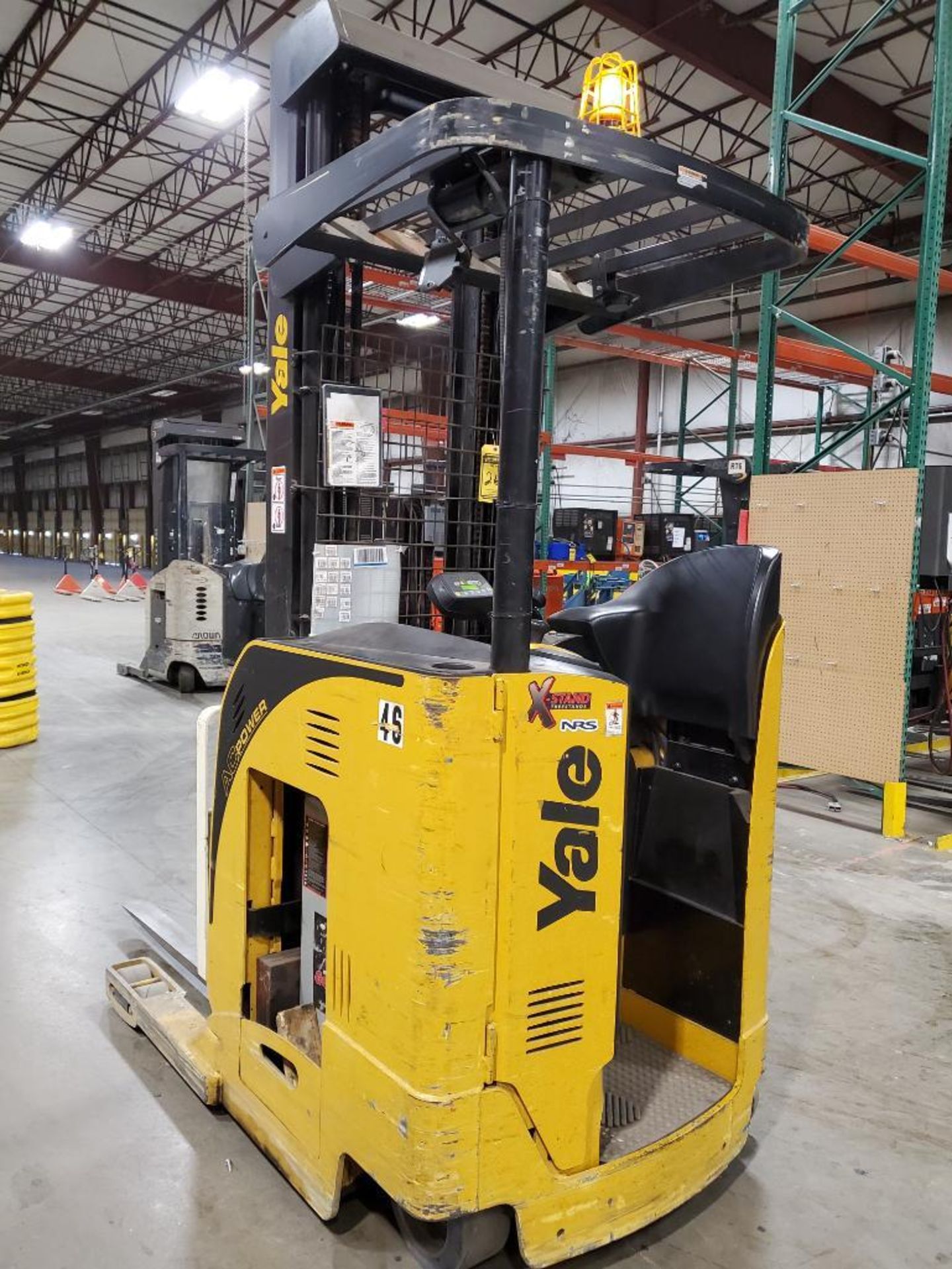 2011 Yale Electric Reach Truck, Model NR035DANL24TE110, S/N A295N04296J, 24V, 3,500 LB. Capacity, 25 - Image 9 of 13