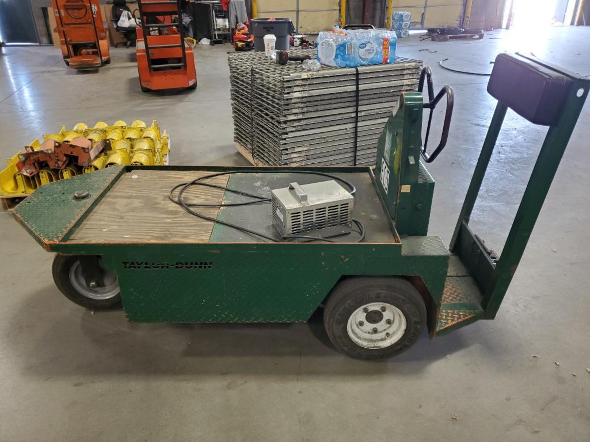 Taylor-Dunn 24V Stand-Up Personnel Cart, Model SC1-59, S/N 155269, 1,000 LB. Capacity, Wood Deck